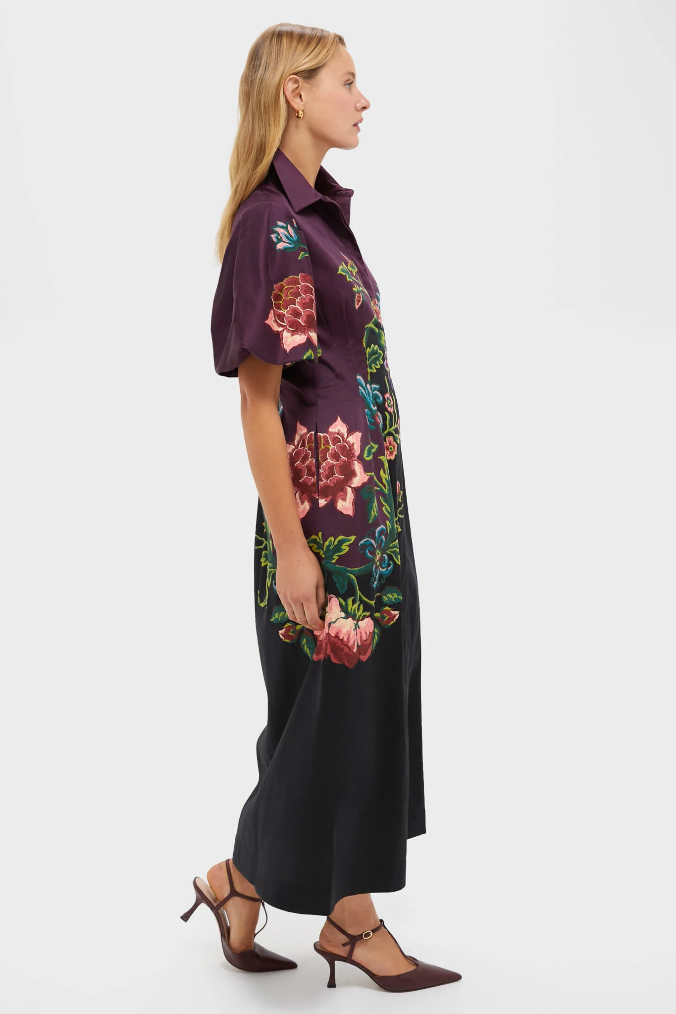 Midnight Moonflower Delaney Dress - Image 3