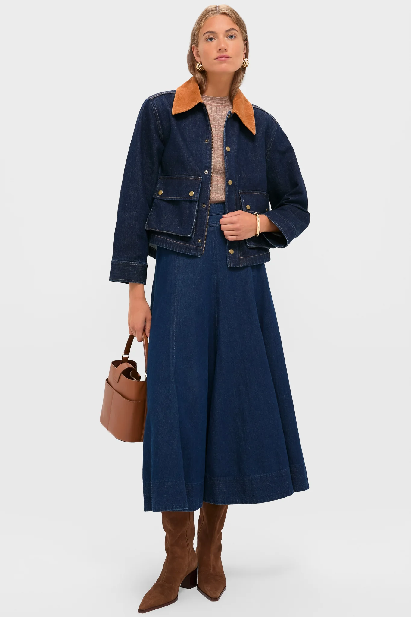 Midnight Rinse Denim Swingy Jacket - Image 2