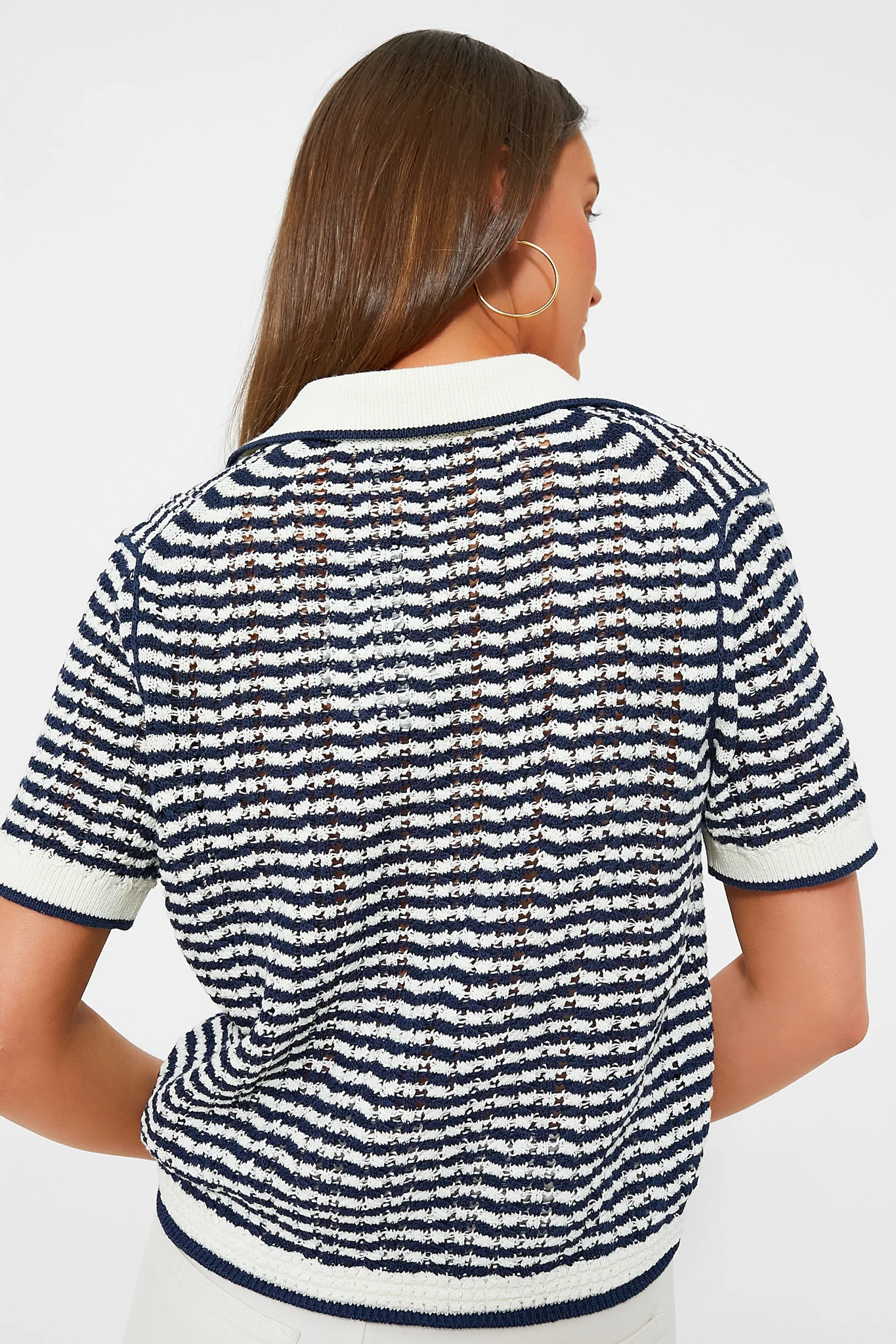 Midnight Stripe Short Sleeve Polo - Image 4