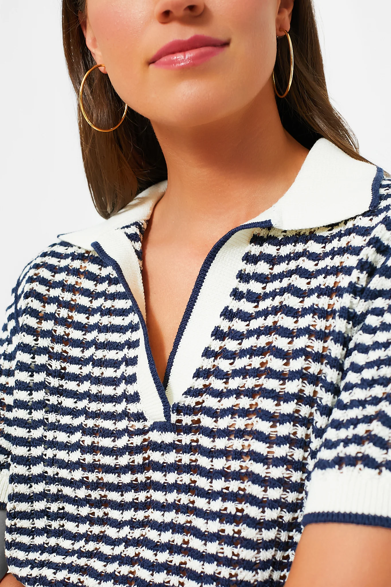 Midnight Stripe Short Sleeve Polo - Image 5