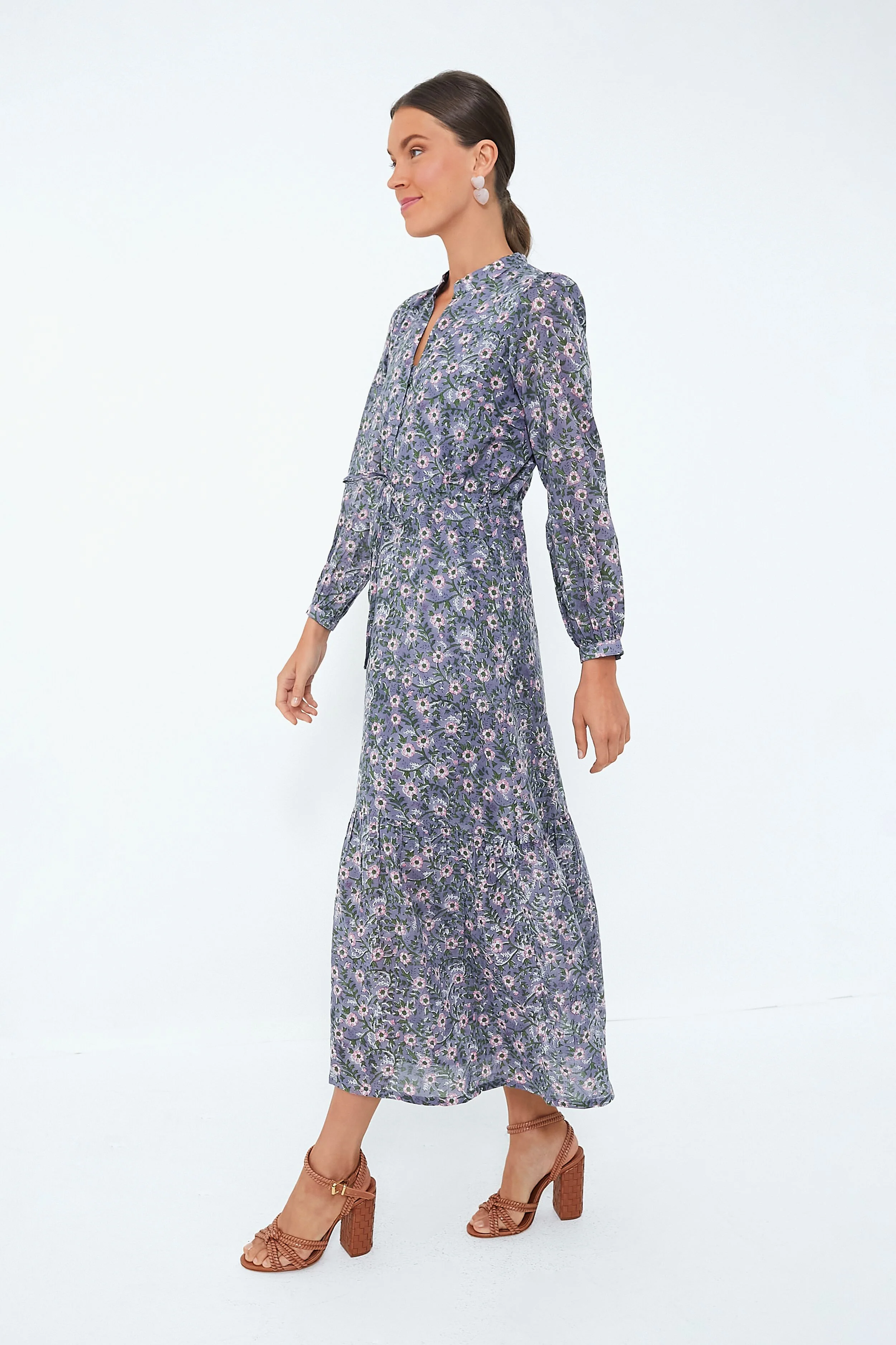 Midnight Wildflower Organic Frances Dress 3 - Image 3