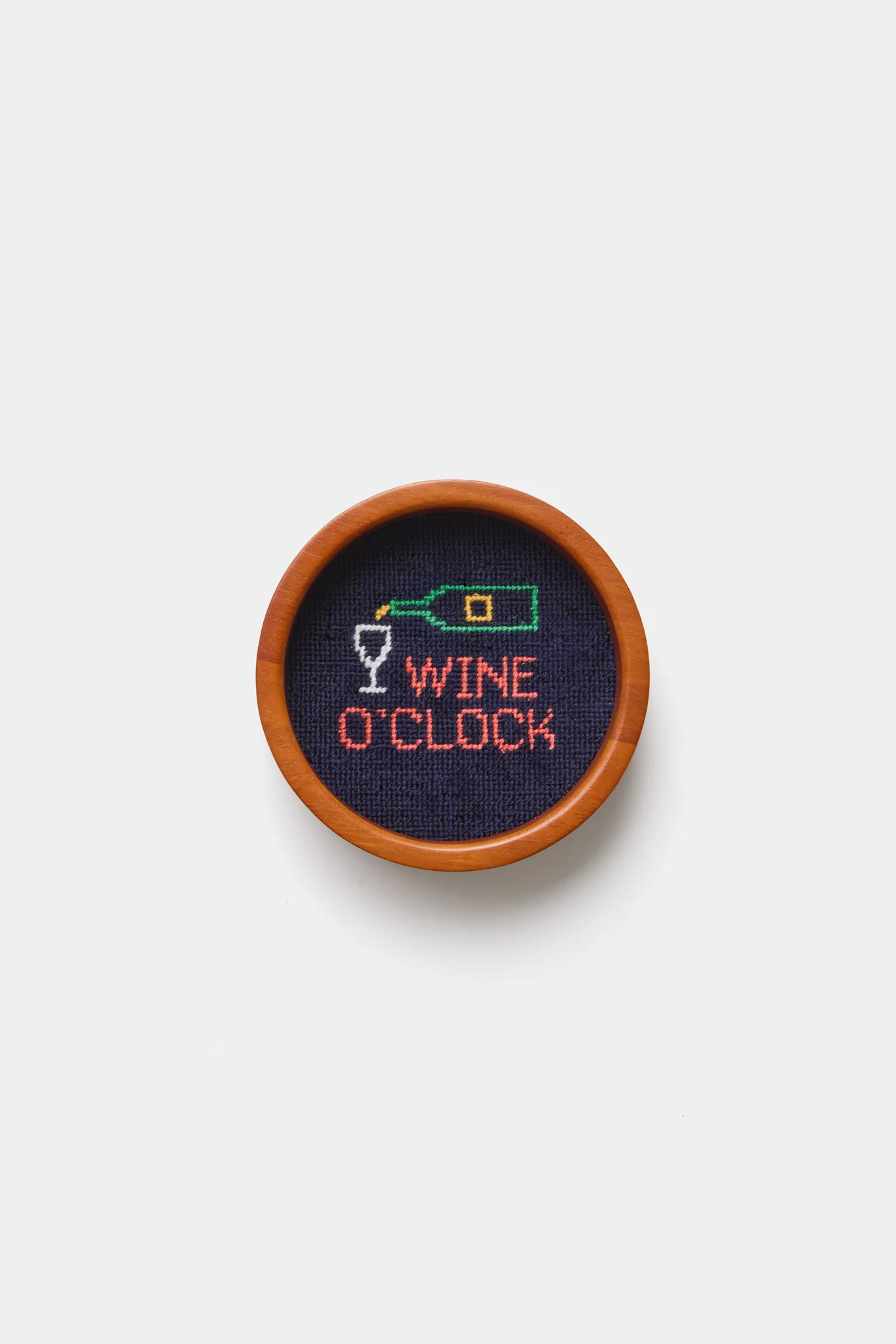 Midnight Wine O'Clock Wine Bottle Coaster