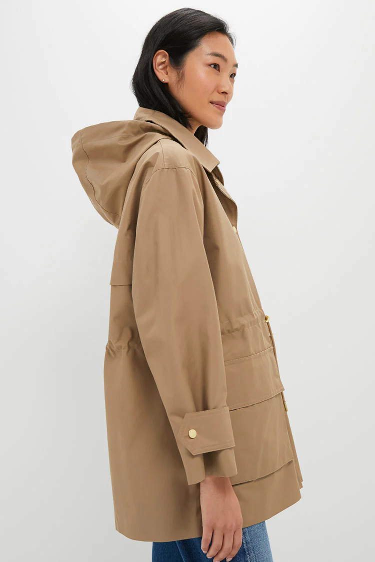 Military Brown Fallyn Showerproof Jacket - Image 3