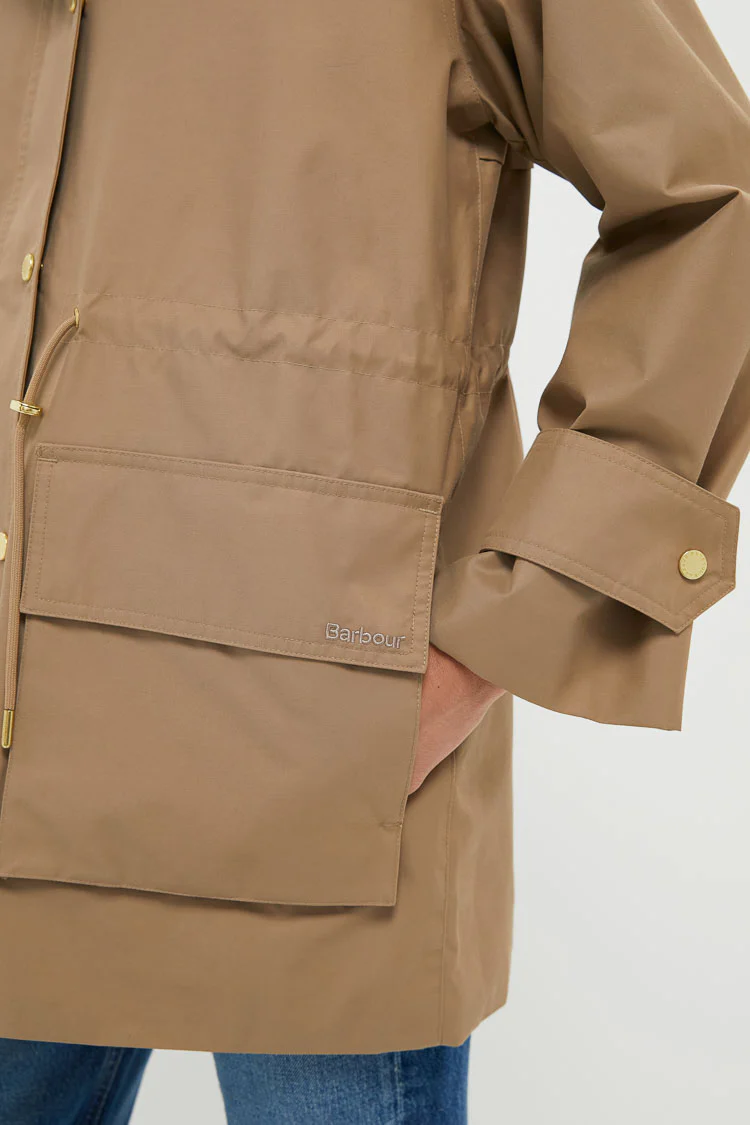 Military Brown Fallyn Showerproof Jacket - Image 5