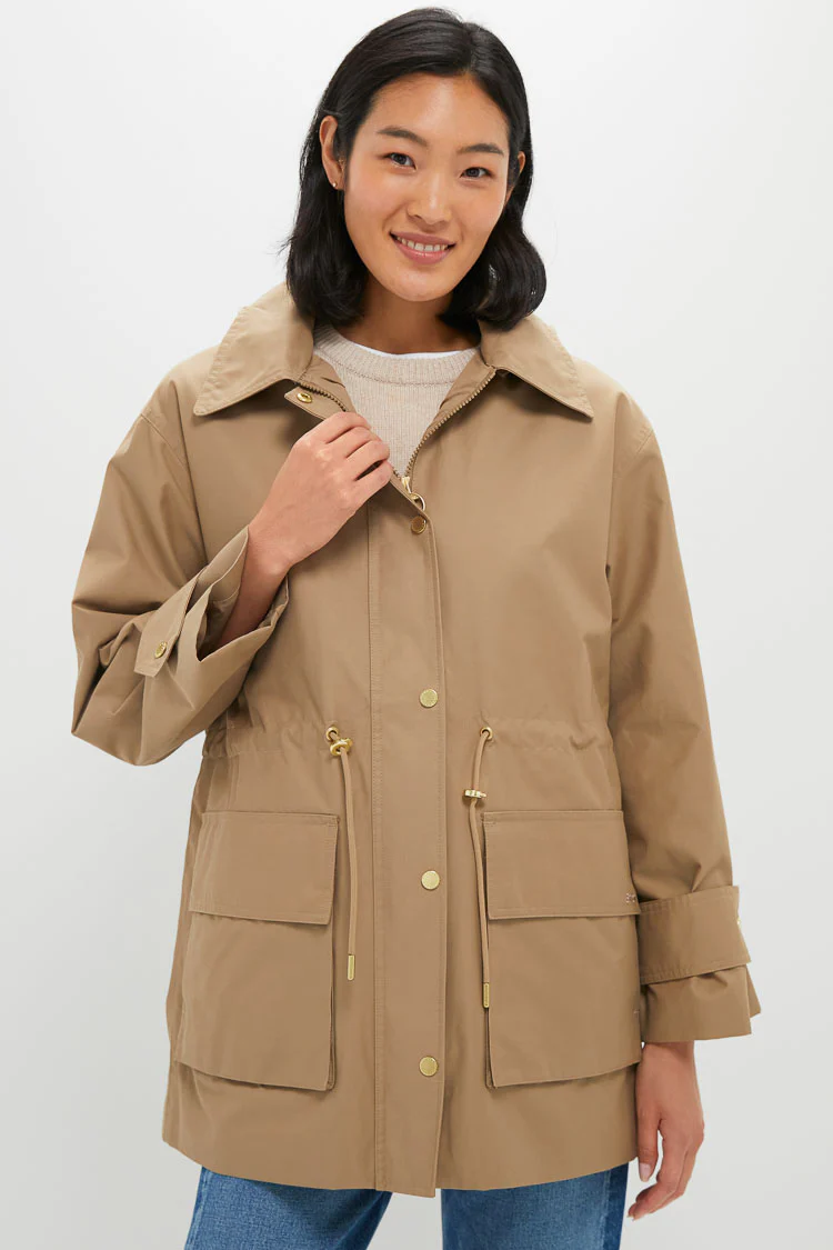 Military Brown Fallyn Showerproof Jacket - Image 6