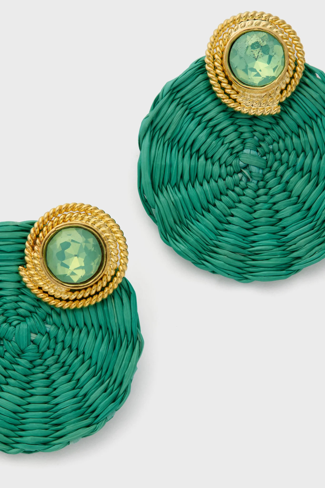 Mint Green Iraca Dulcinea Studs - Image 5