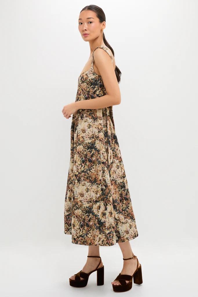 Mirelle Jacquard Zinnia Midi Dress - Image 3
