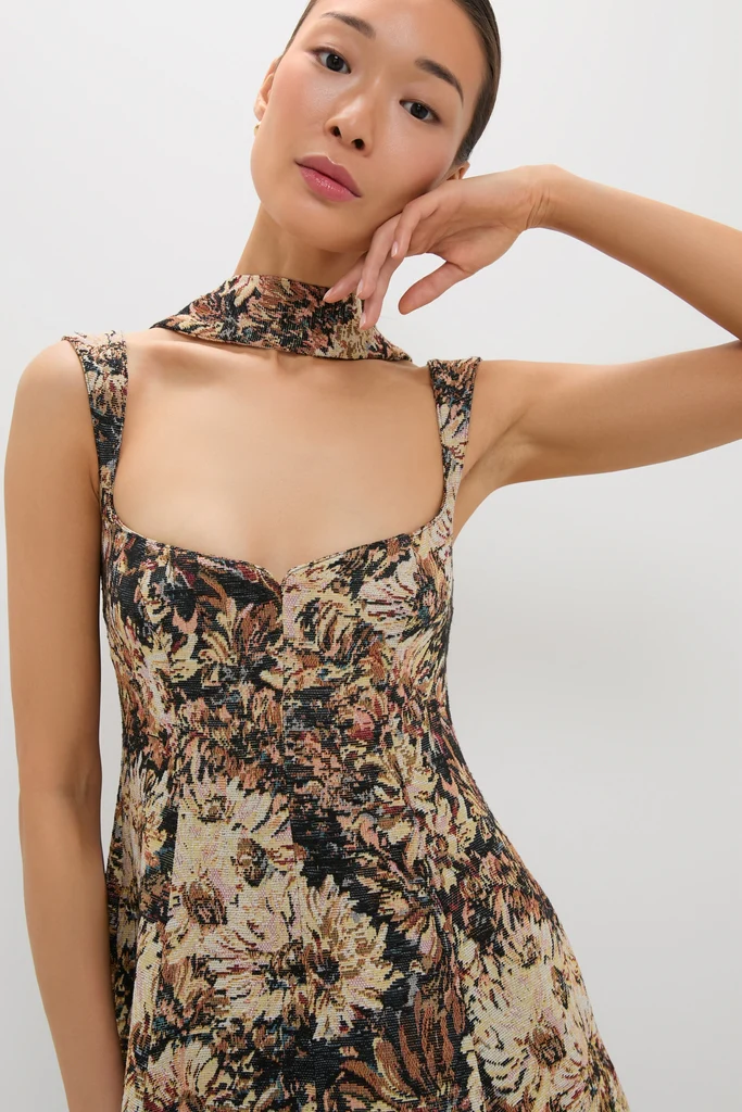 Mirelle Jacquard Zinnia Midi Dress - Image 5