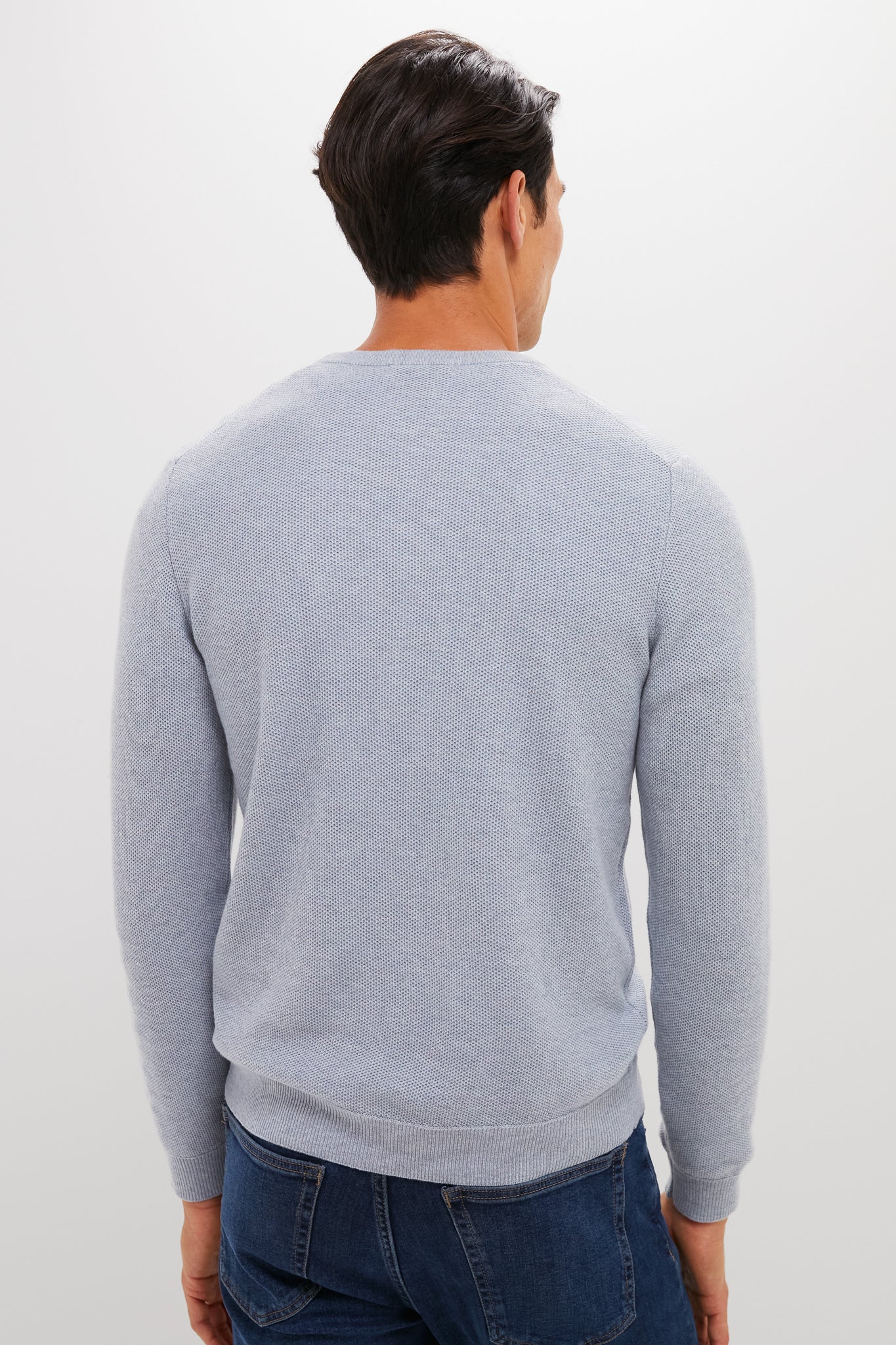 Misty Heather Gray Sweater Tee - Image 4