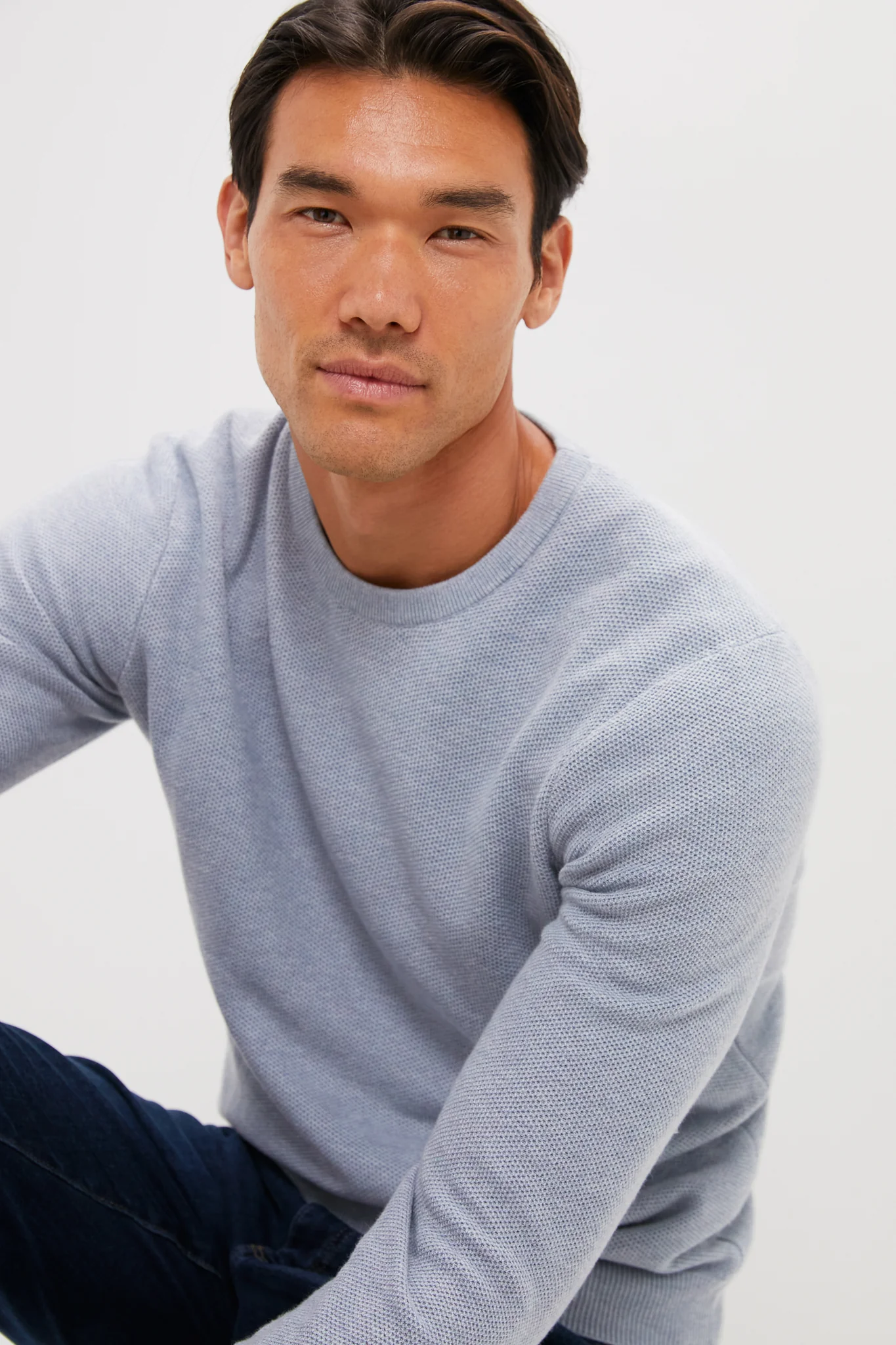 Misty Heather Gray Sweater Tee - Image 5
