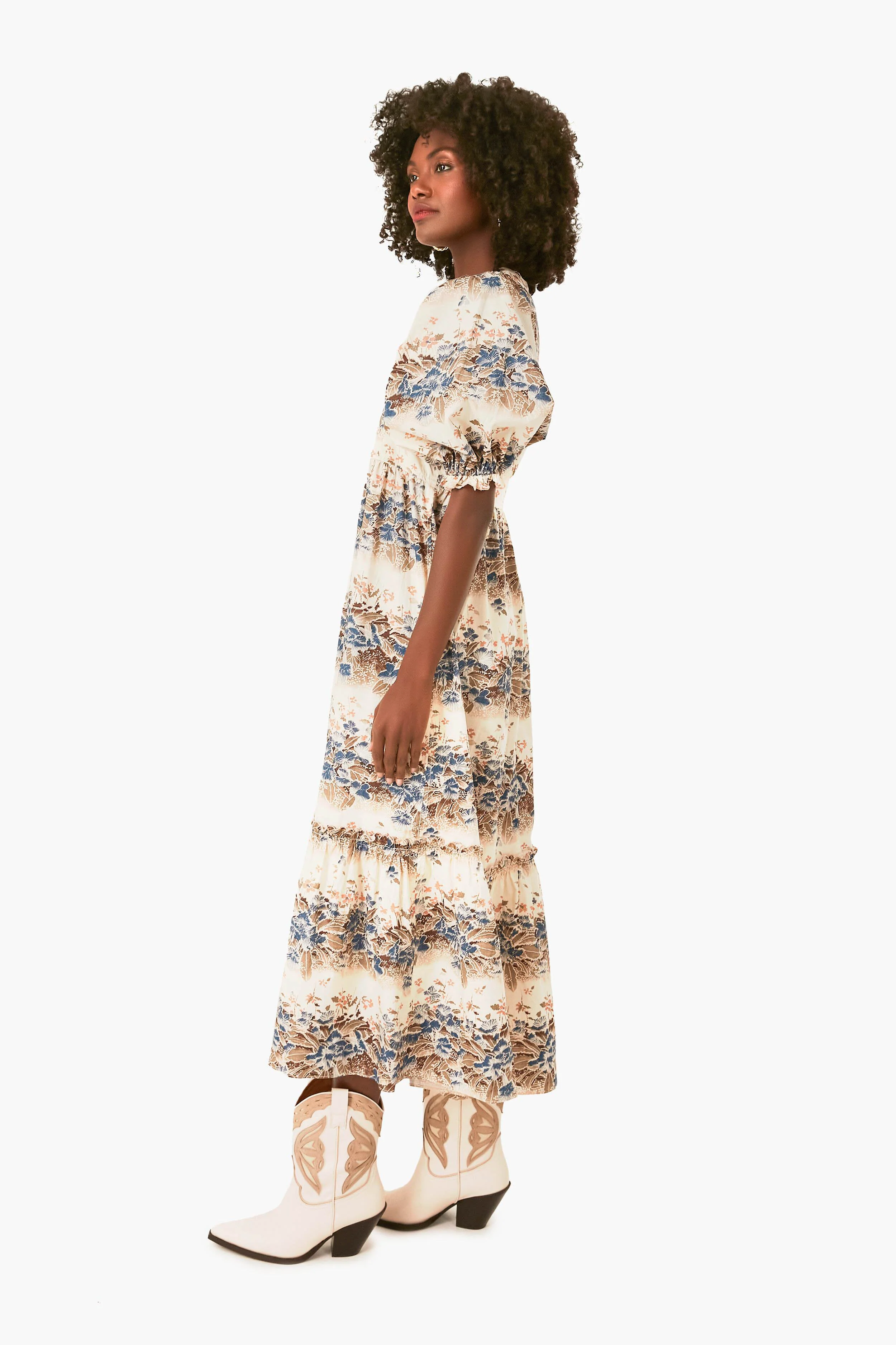 Misty Morning Palmer Dress - Image 3