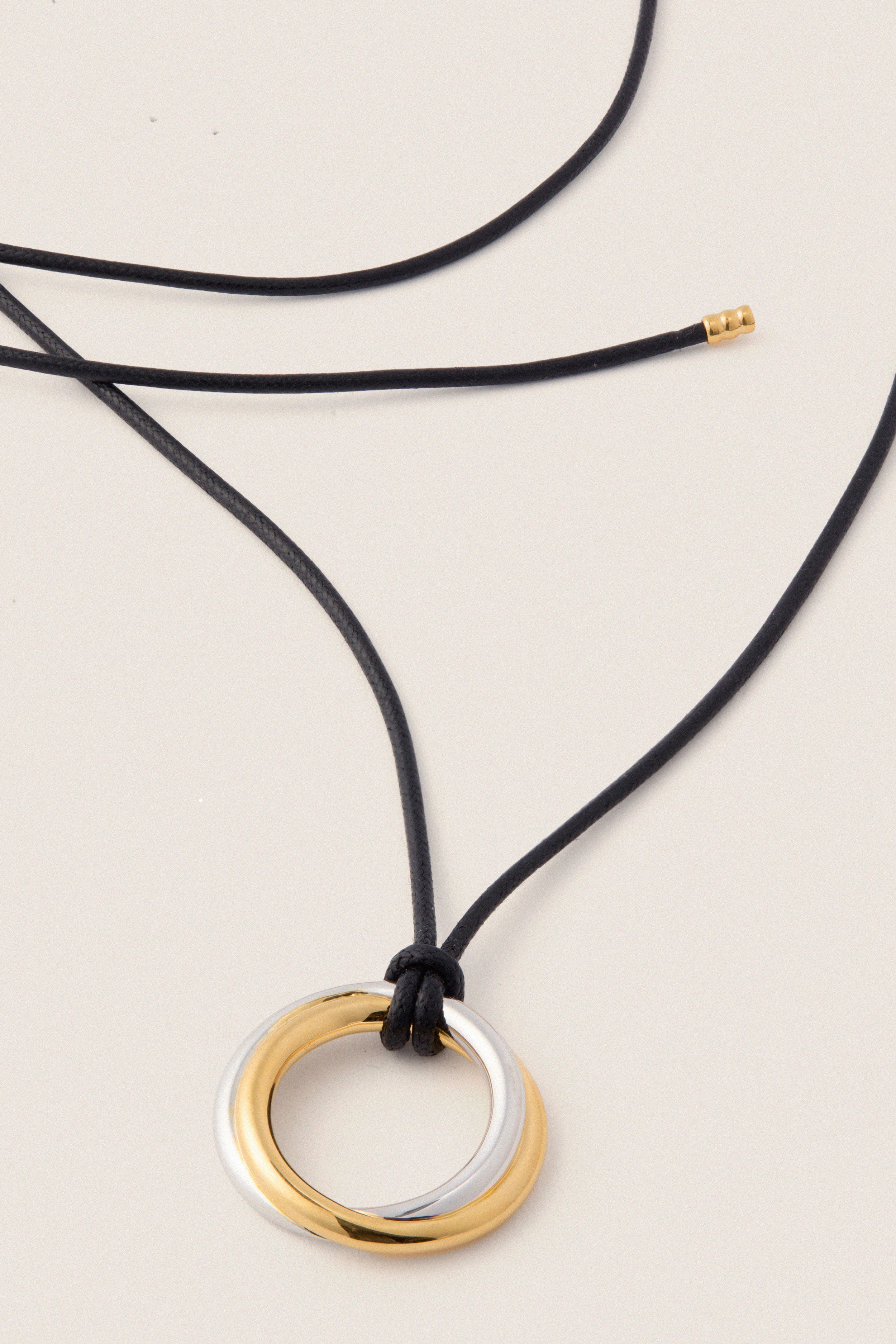 Mixed Lucy Williams Entwine Pendant Cord Necklace - Image 4