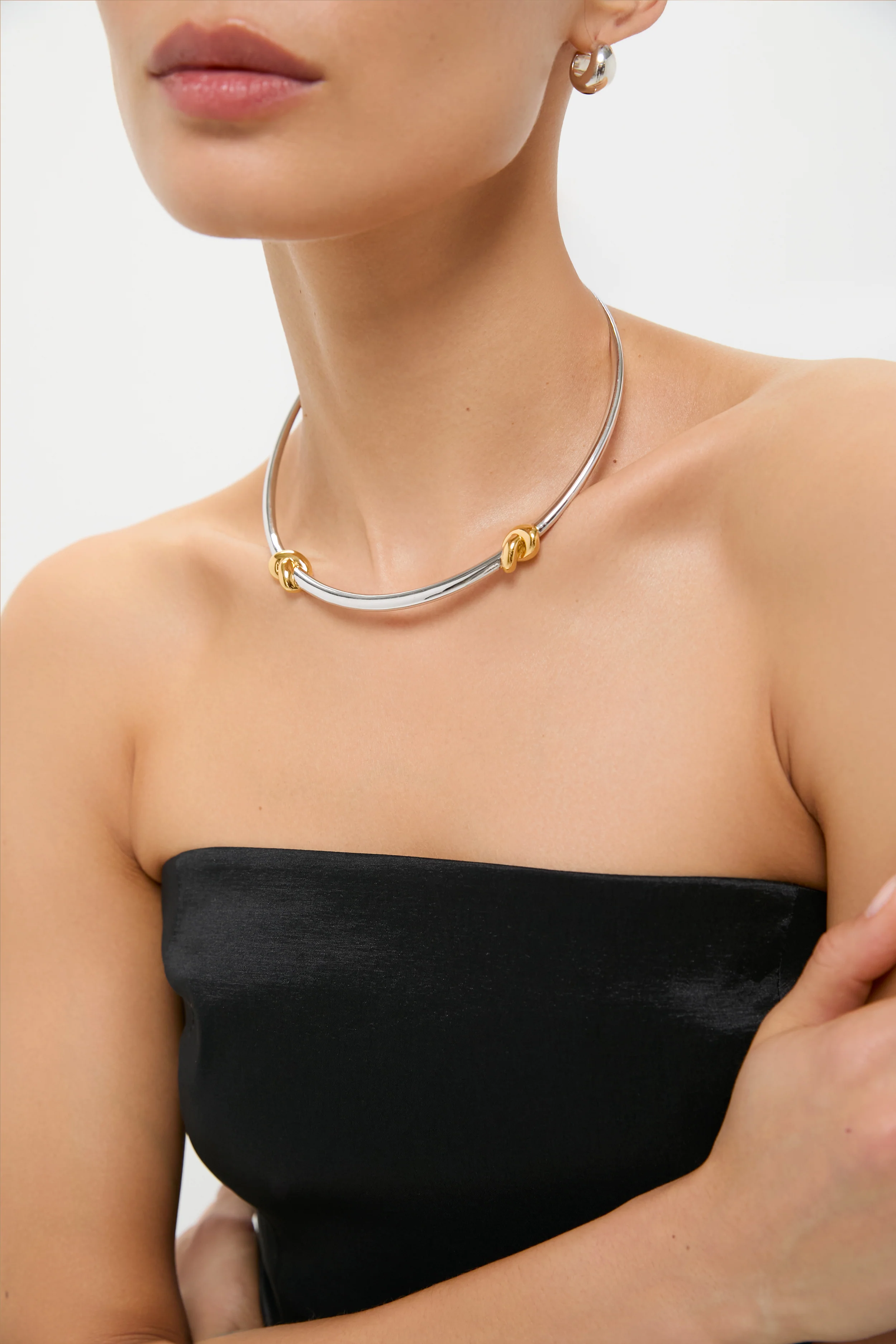 Mixed Lucy Williams Knot Torque Necklace - Image 2