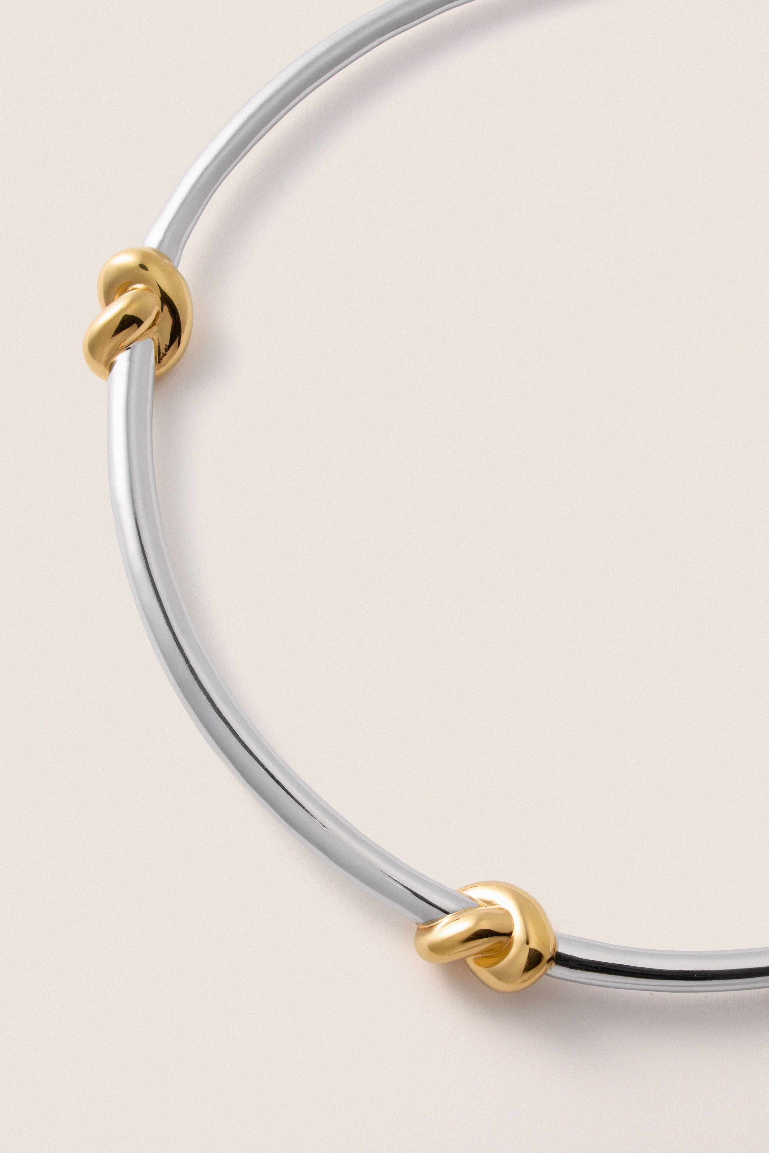 Mixed Lucy Williams Knot Torque Necklace - Image 4