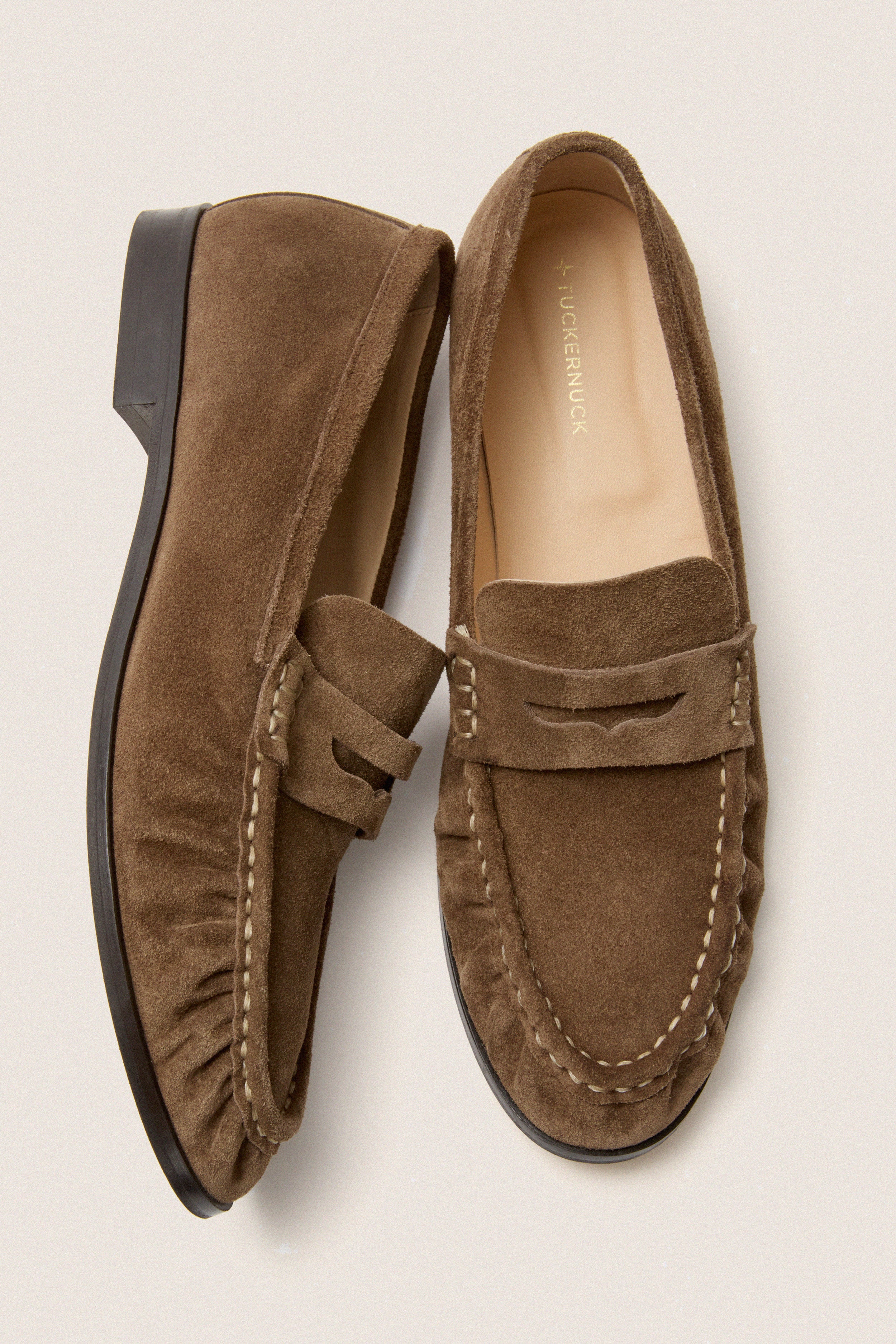 Mocha Suede Vivian Loafers - Image 5