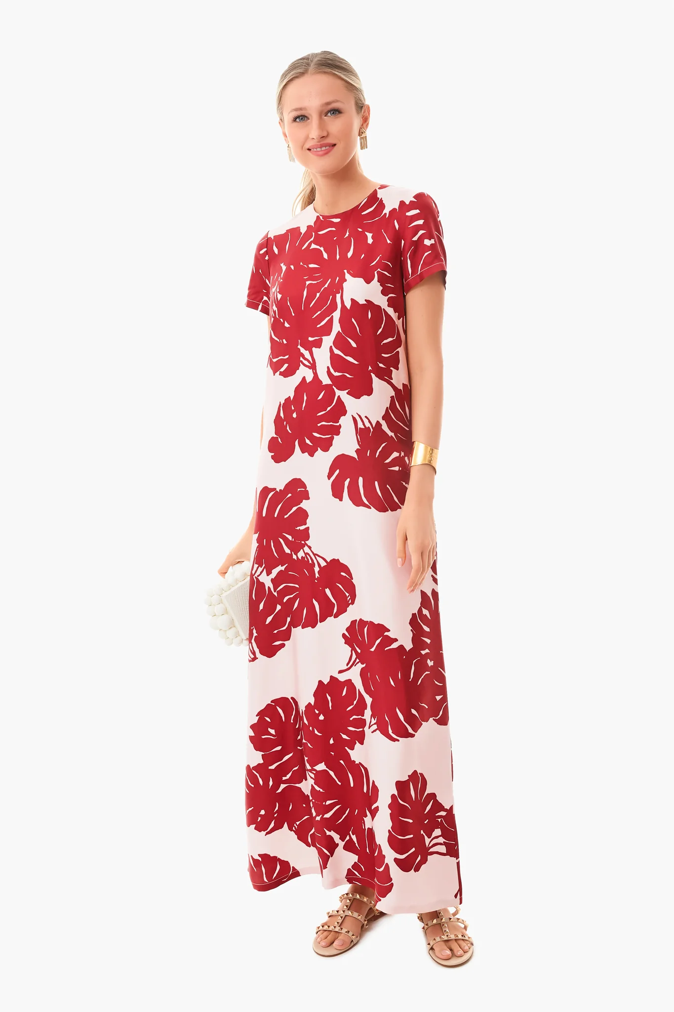 Monstera Rosa Swing Dress - Image 2