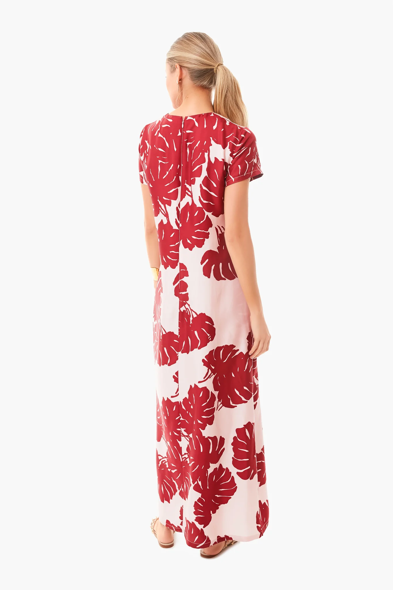 Monstera Rosa Swing Dress - Image 4