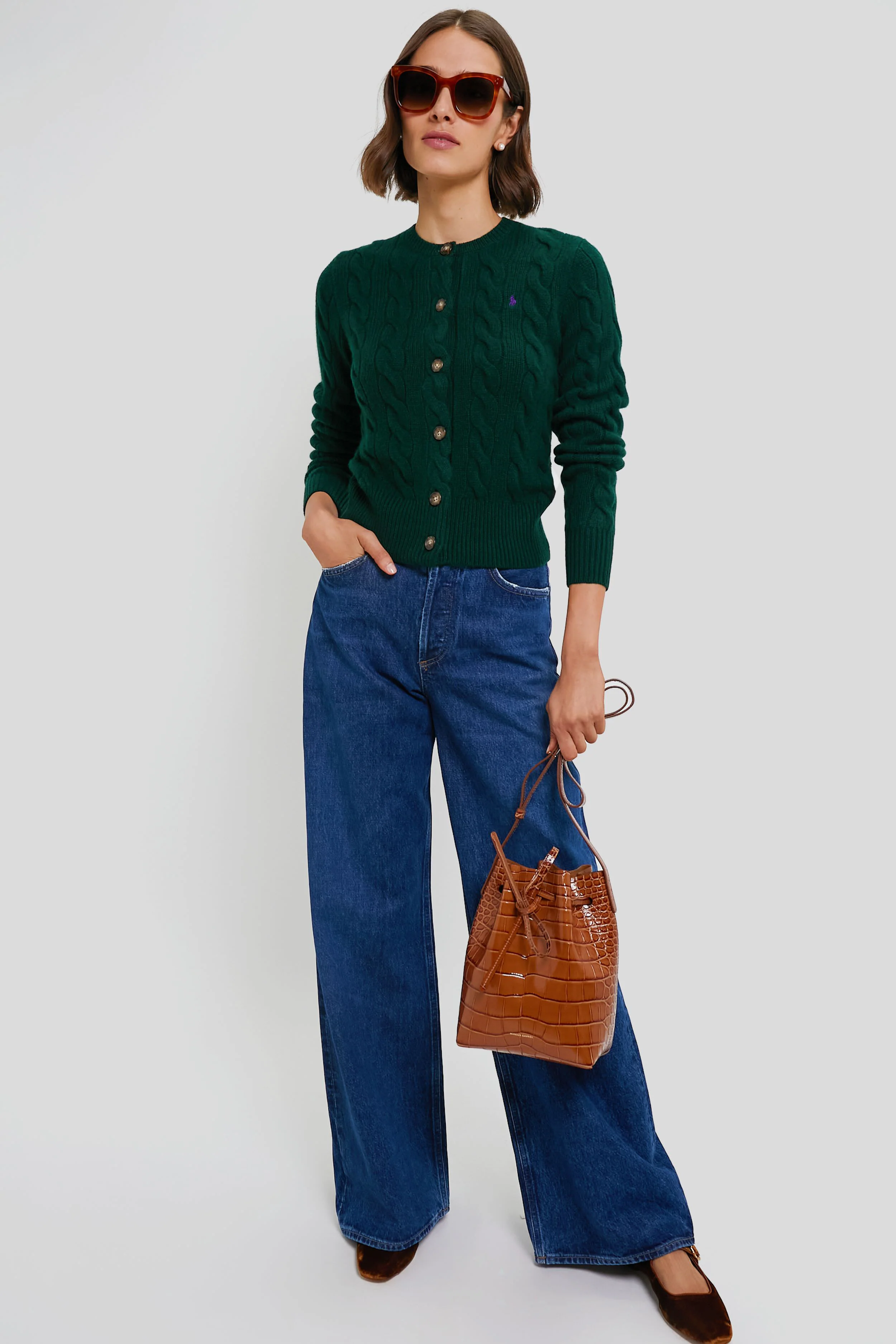 Moss Agate Long Sleeve Cardigan - Image 2