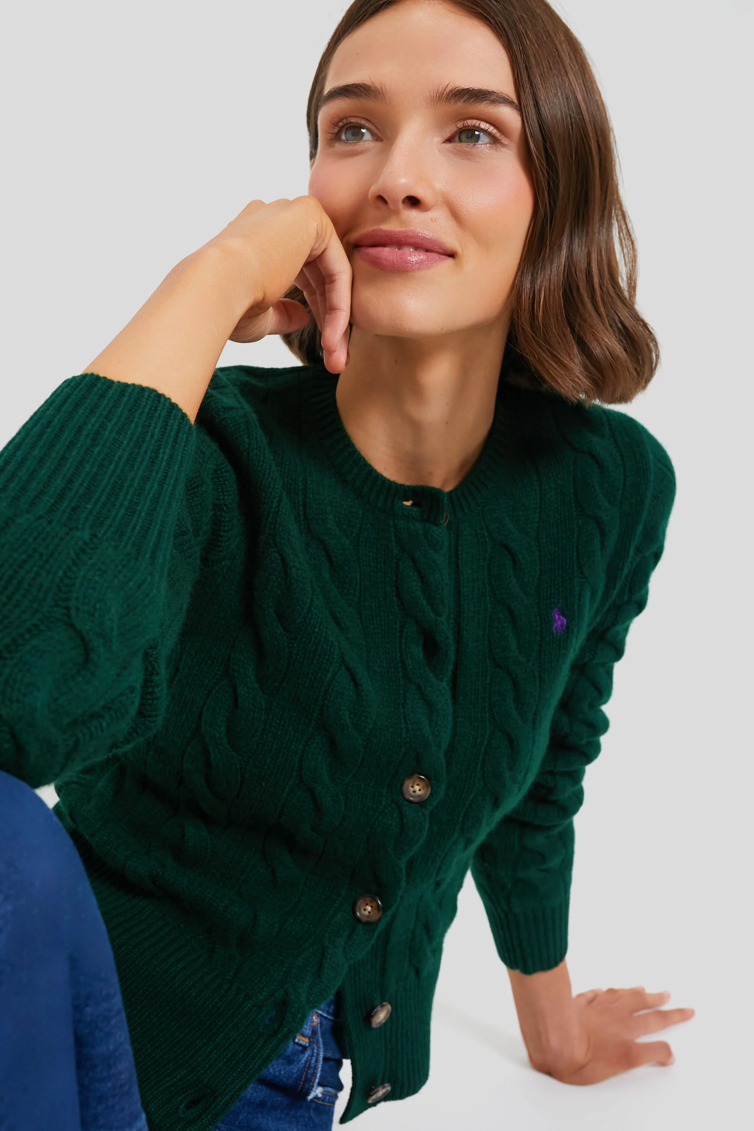 Moss Agate Long Sleeve Cardigan - Image 5