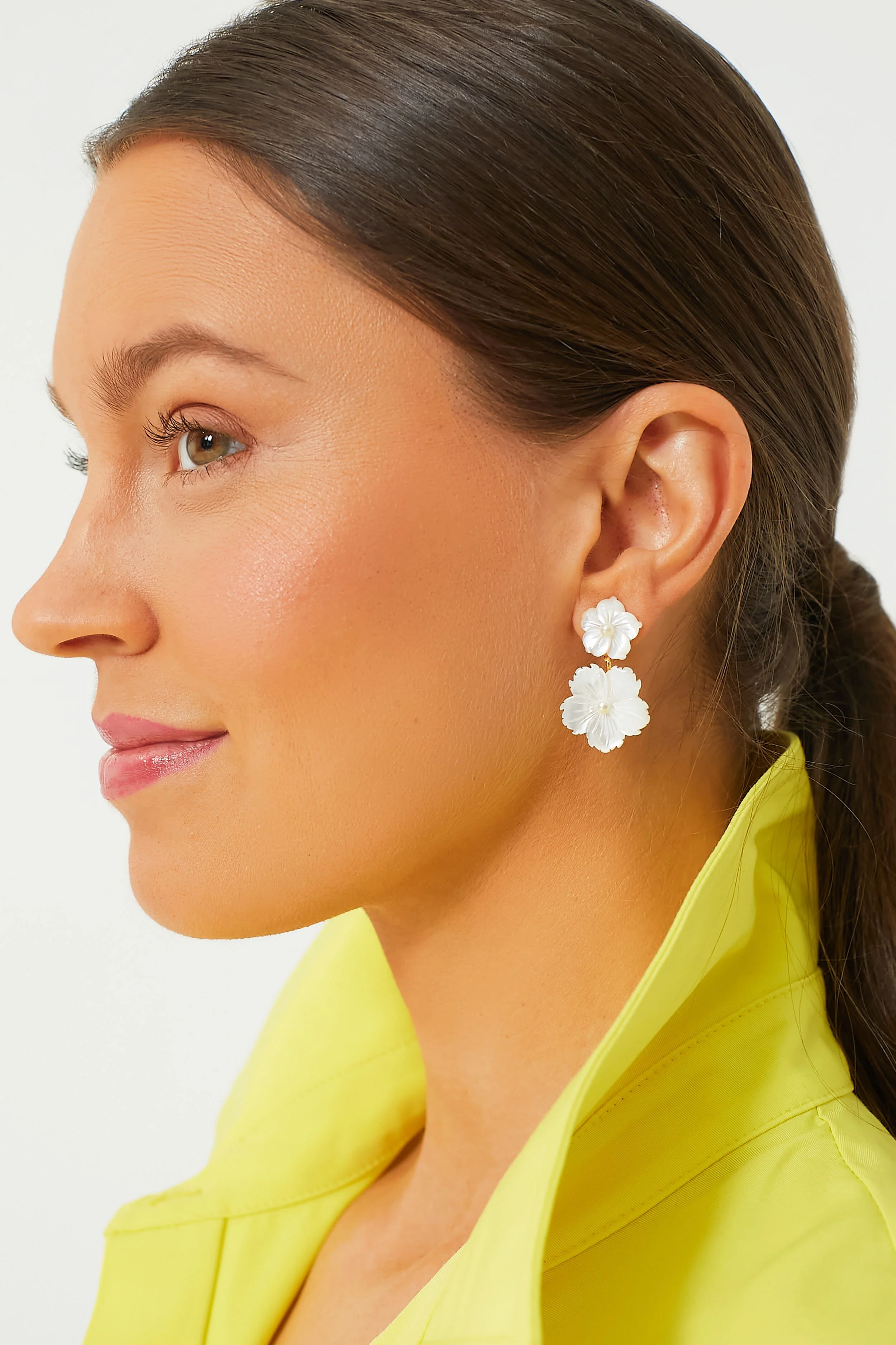 Mother of Pearl Tibby Earrings - Image 2