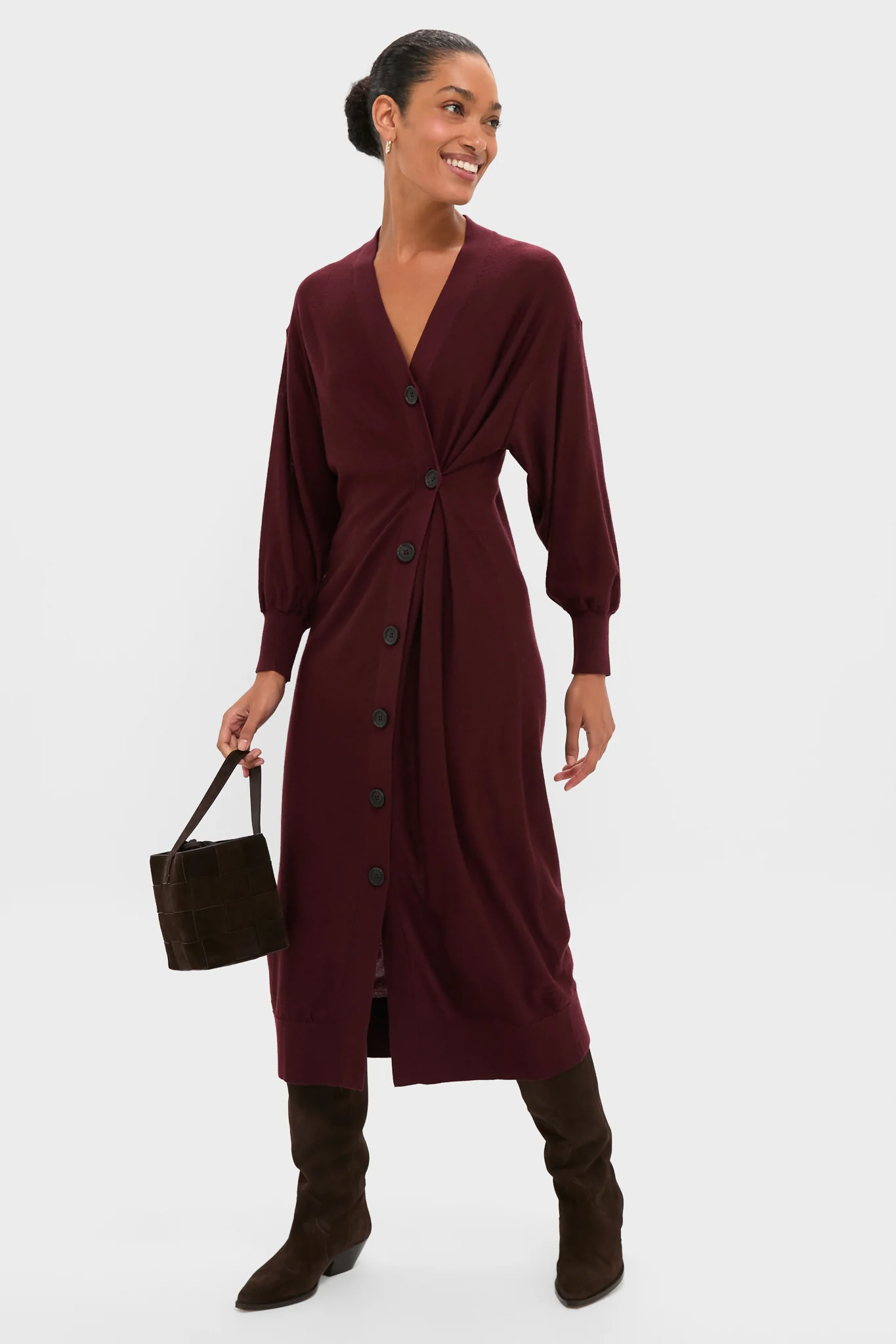 Mulberry Drippy Cardi Dress - Image 2