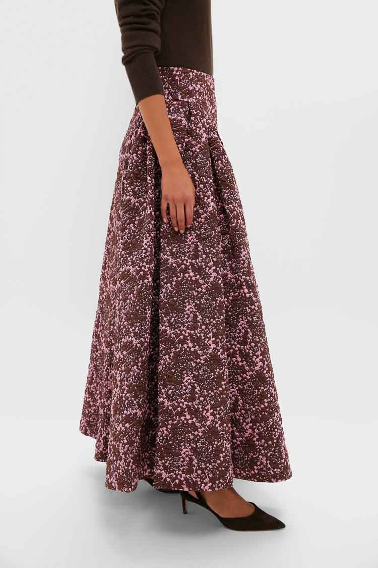 Mulberry Jacquard Sylvie Midi Skirt - Image 3