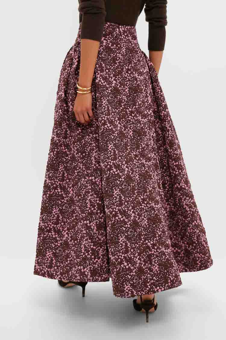 Mulberry Jacquard Sylvie Midi Skirt - Image 4