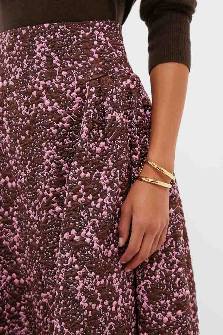 Mulberry Jacquard Sylvie Midi Skirt - Image 5