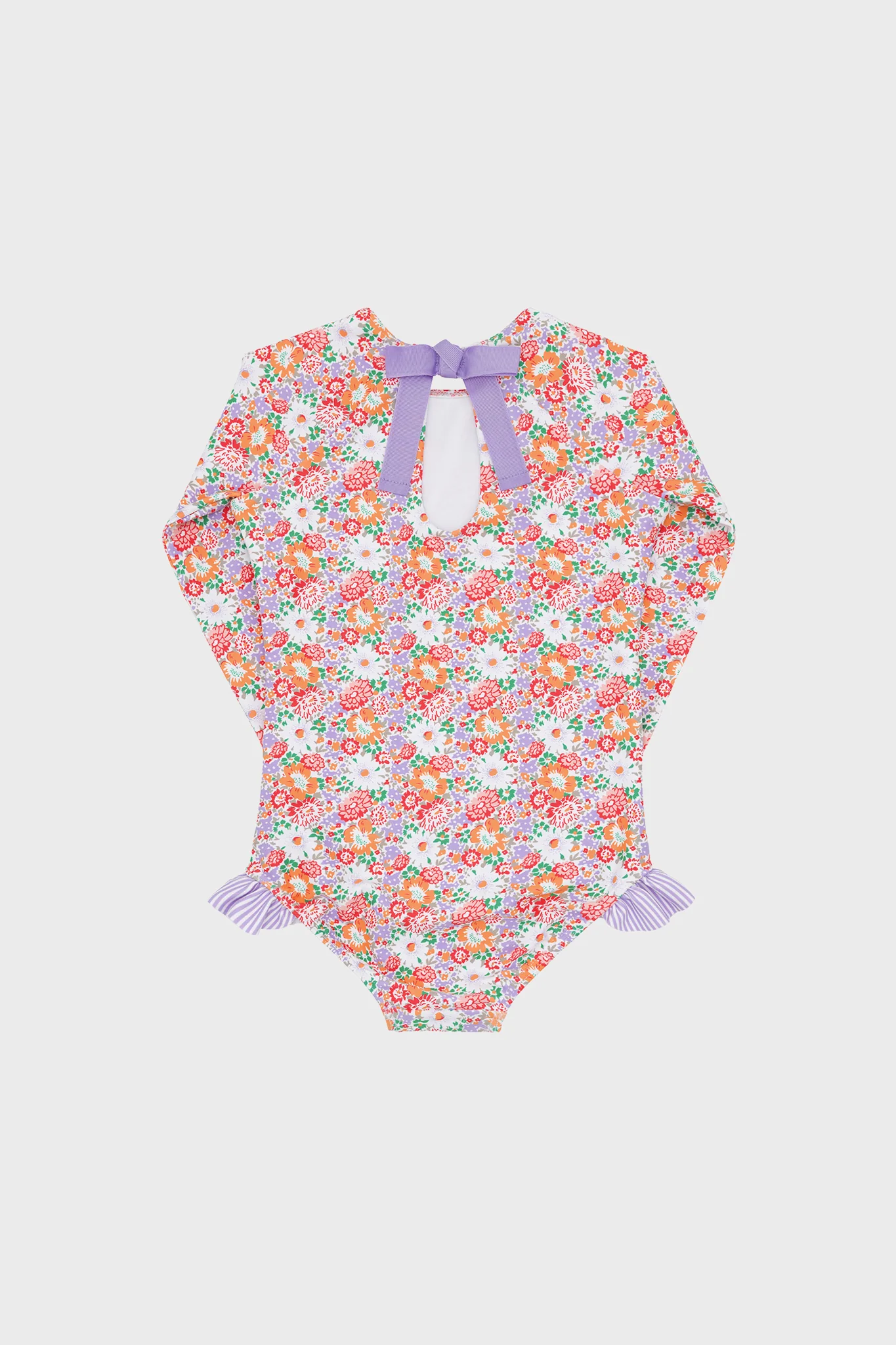 Multi Floral Rashguard One Piece - Image 2