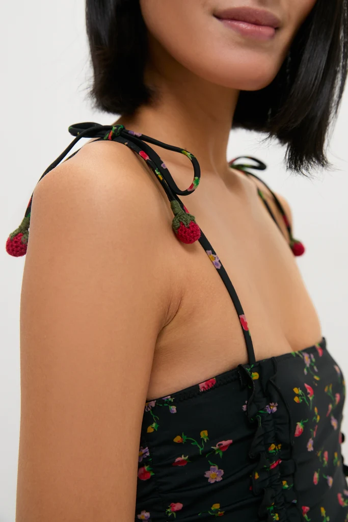 Multi Katarina Print Tie Strap One Piece - Image 5