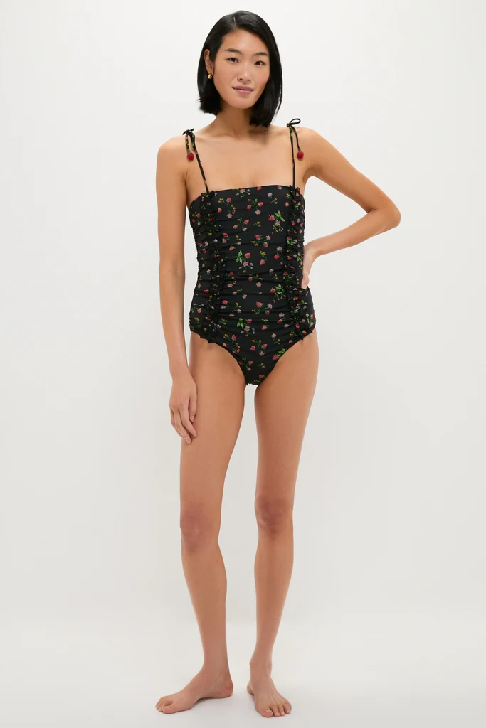 Multi Katarina Print Tie Strap One Piece - Image 6