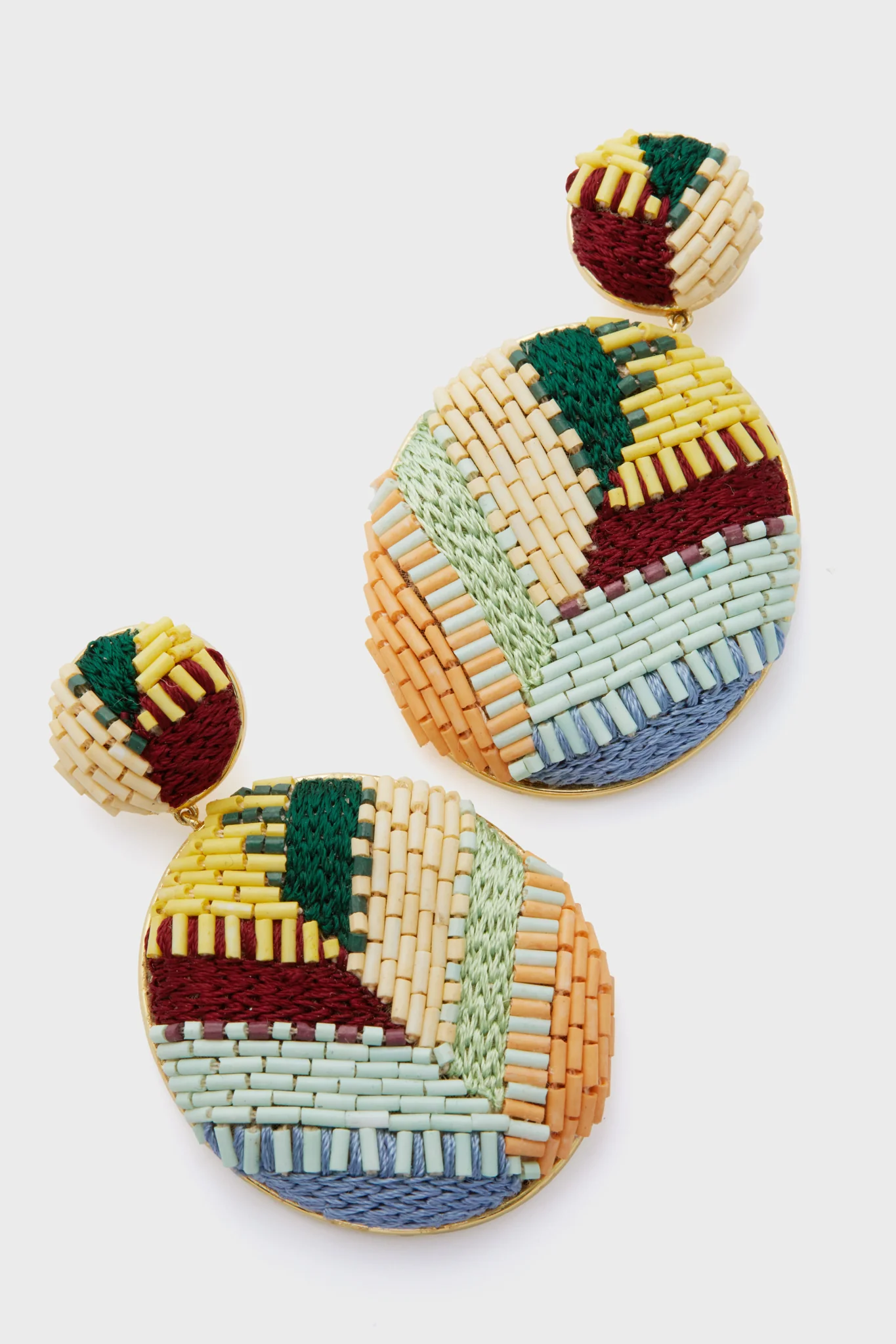 Multi Maleek Double Drop Earrings - Image 2