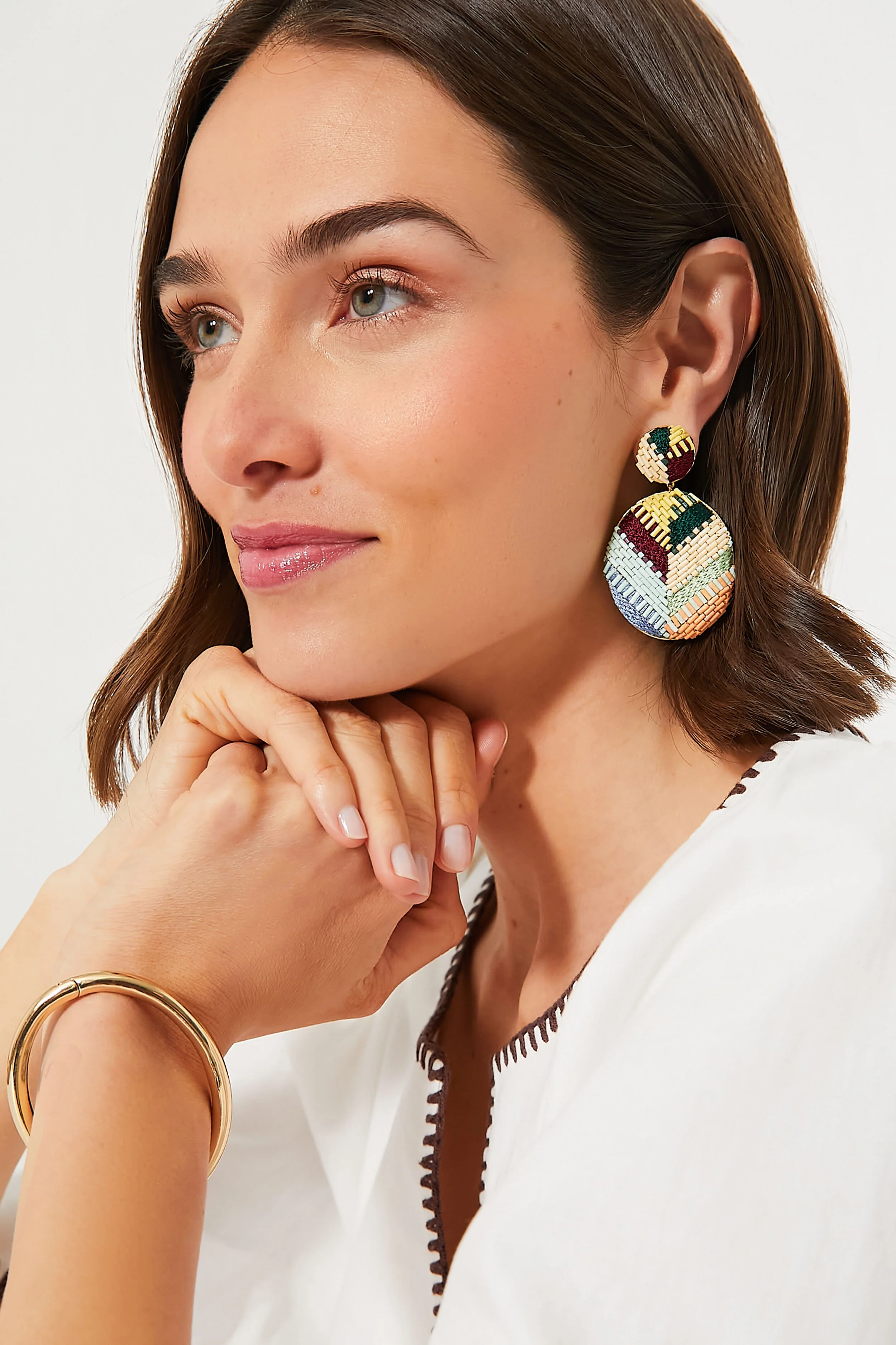 Multi Maleek Double Drop Earrings - Image 3