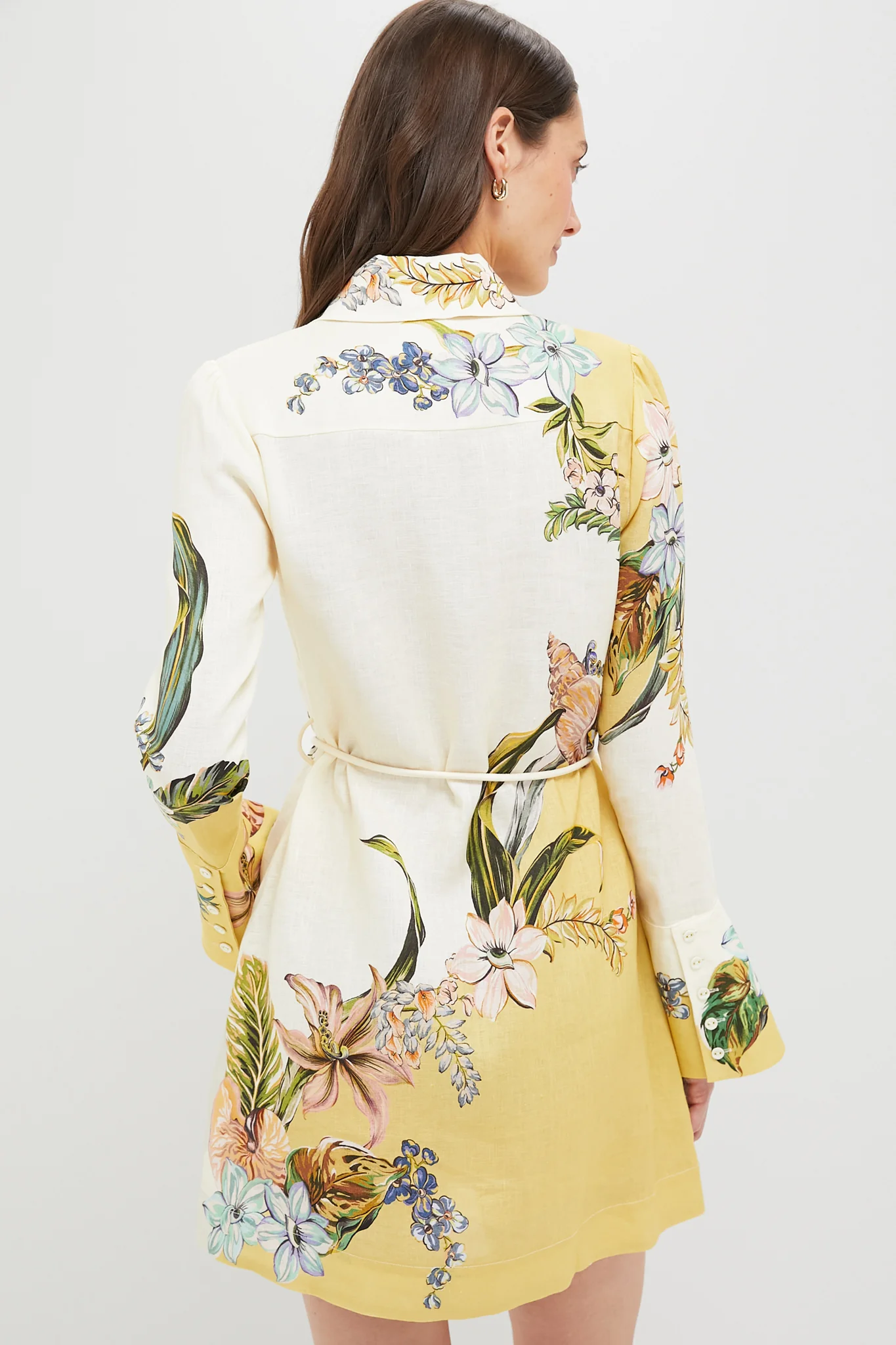 Multi Oleander Mini Dress - Image 4