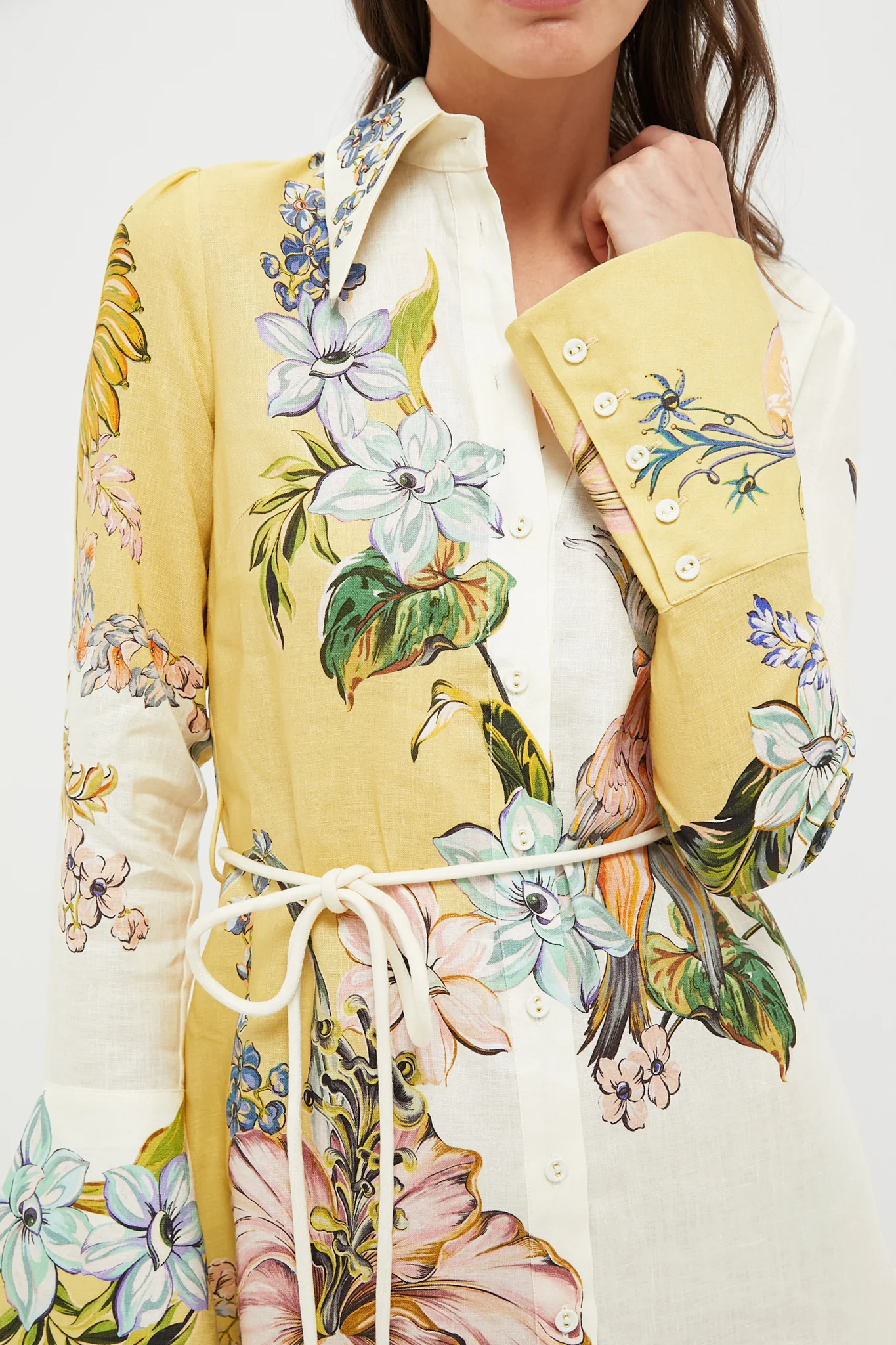 Multi Oleander Mini Dress - Image 5
