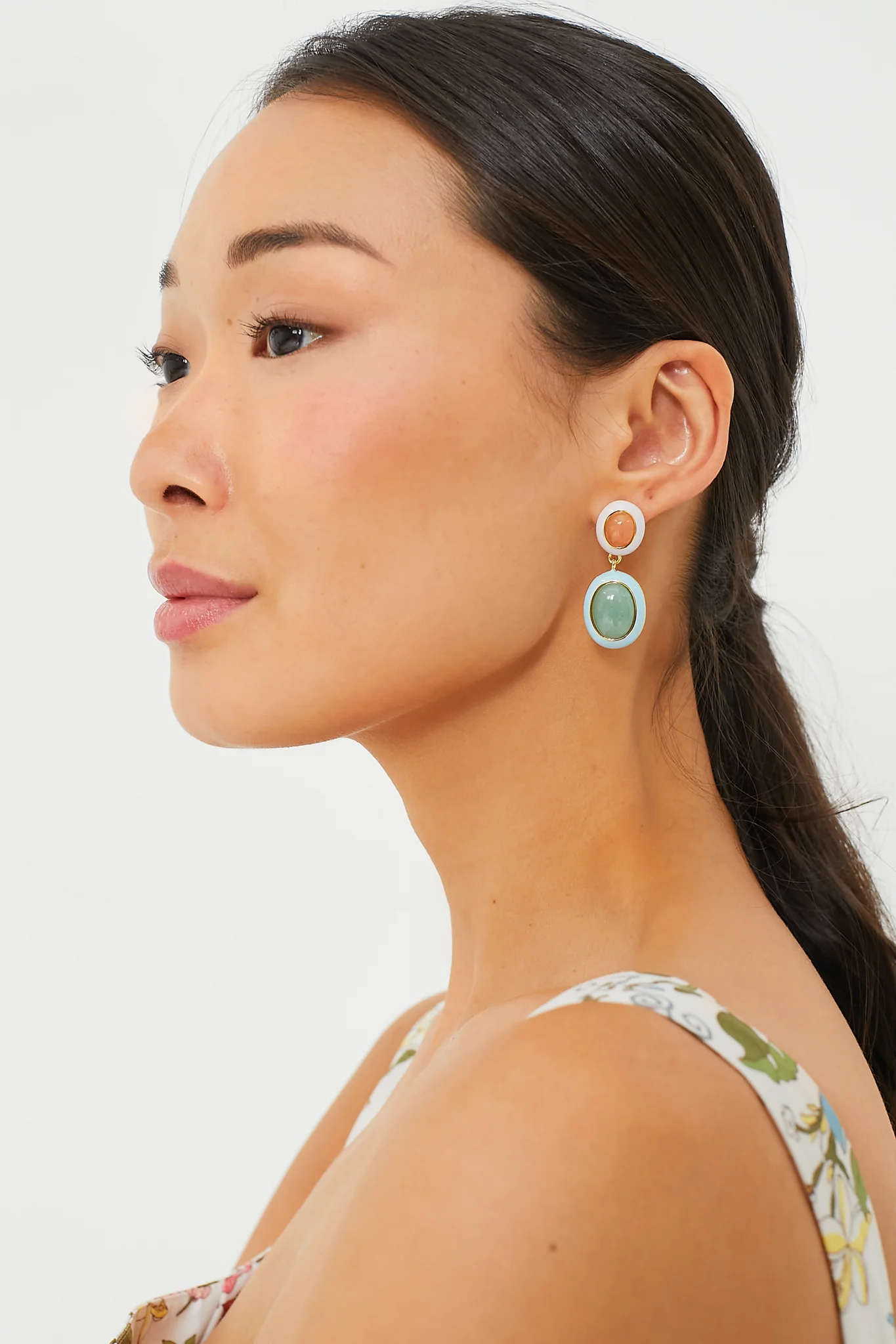 Multi Papaya Earrings - Image 2