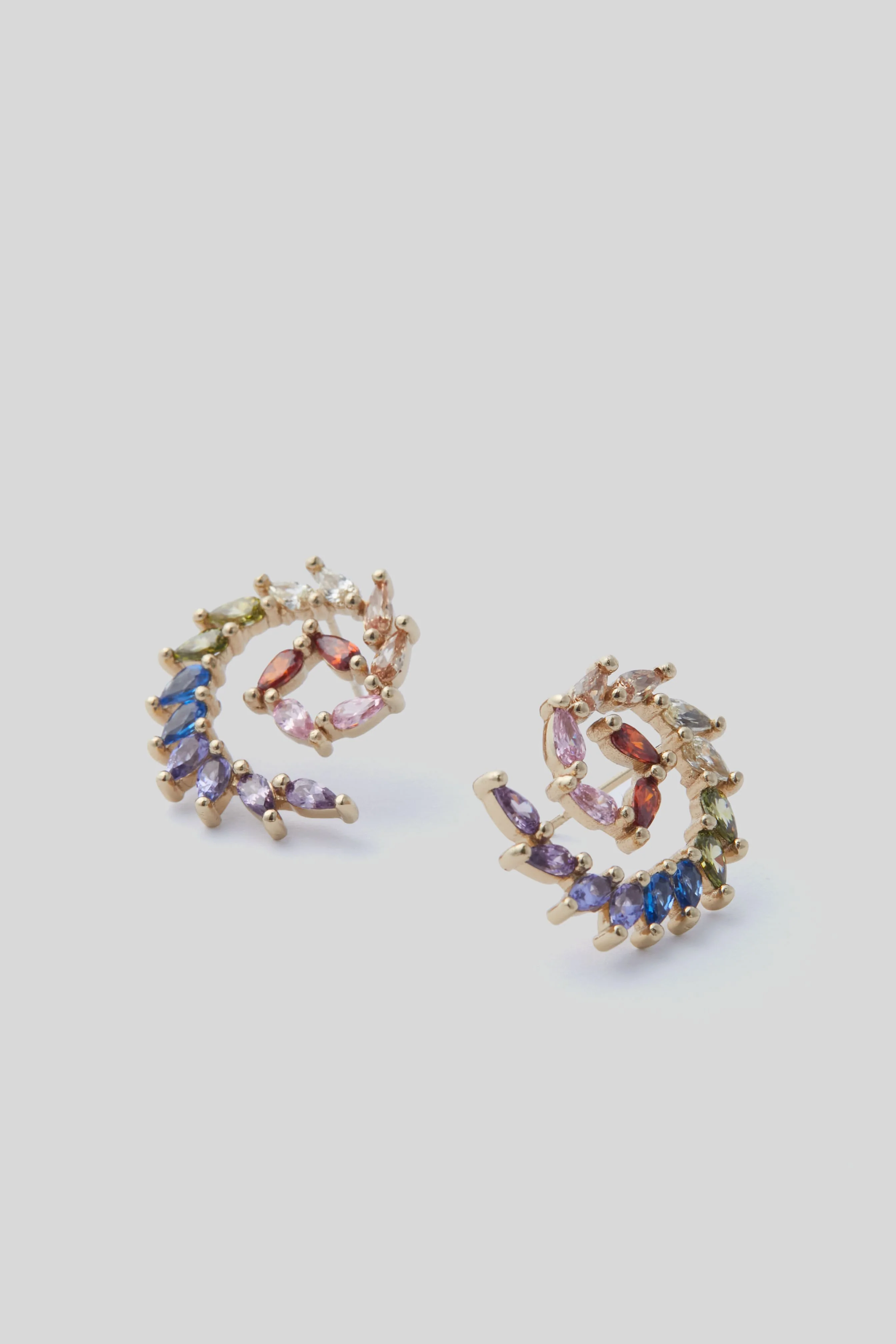 Multi Pascal Crystal Earrings - Image 3