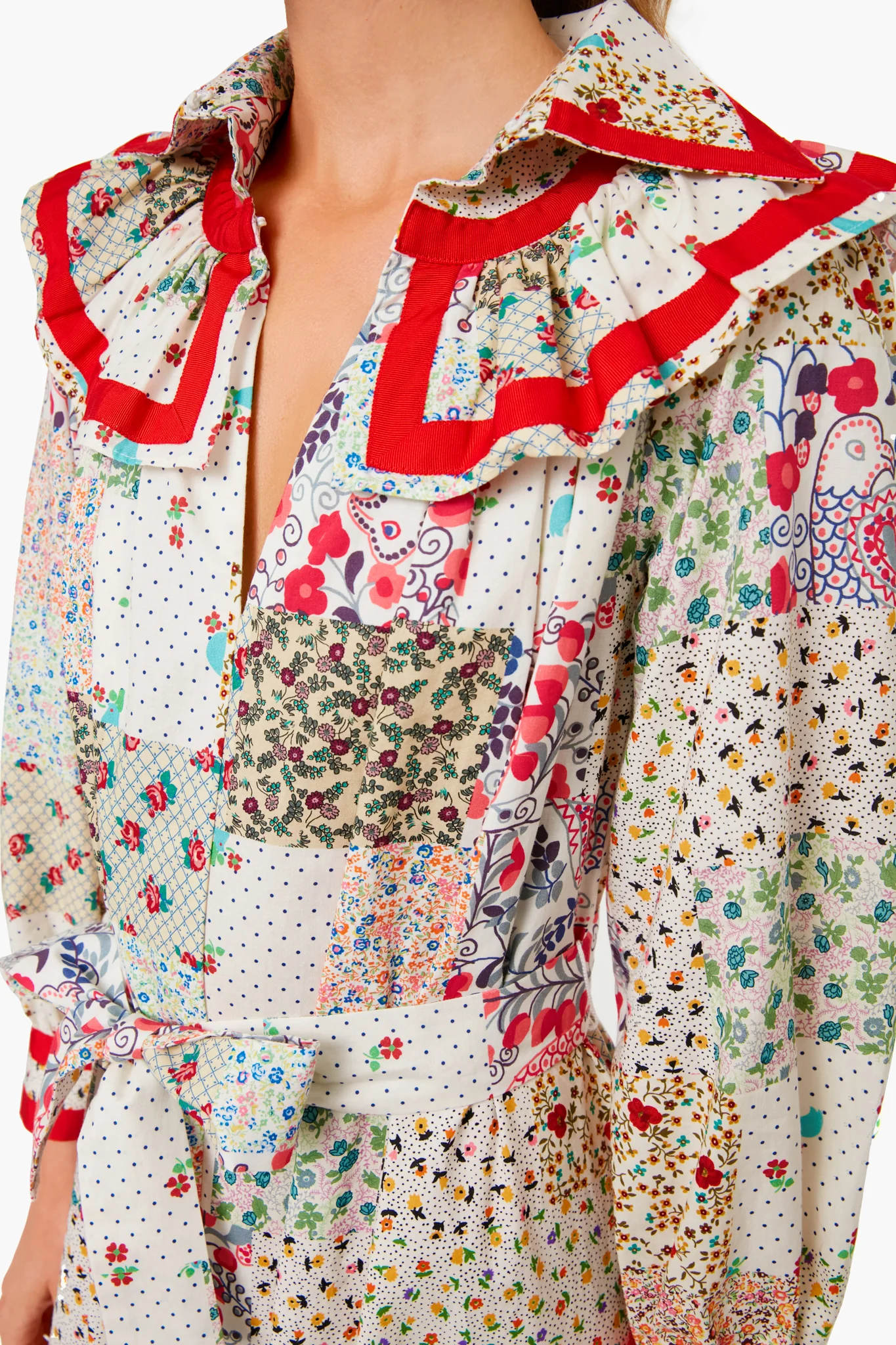 Multi Patchwork Jasper Dress - Image 3
