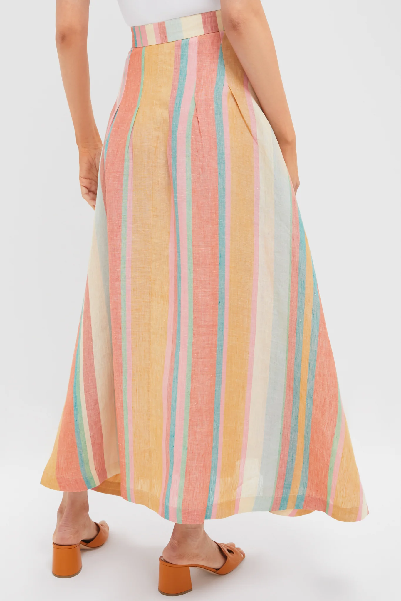 Multi Rainbow Stripes Amelianna Skirt - Image 4