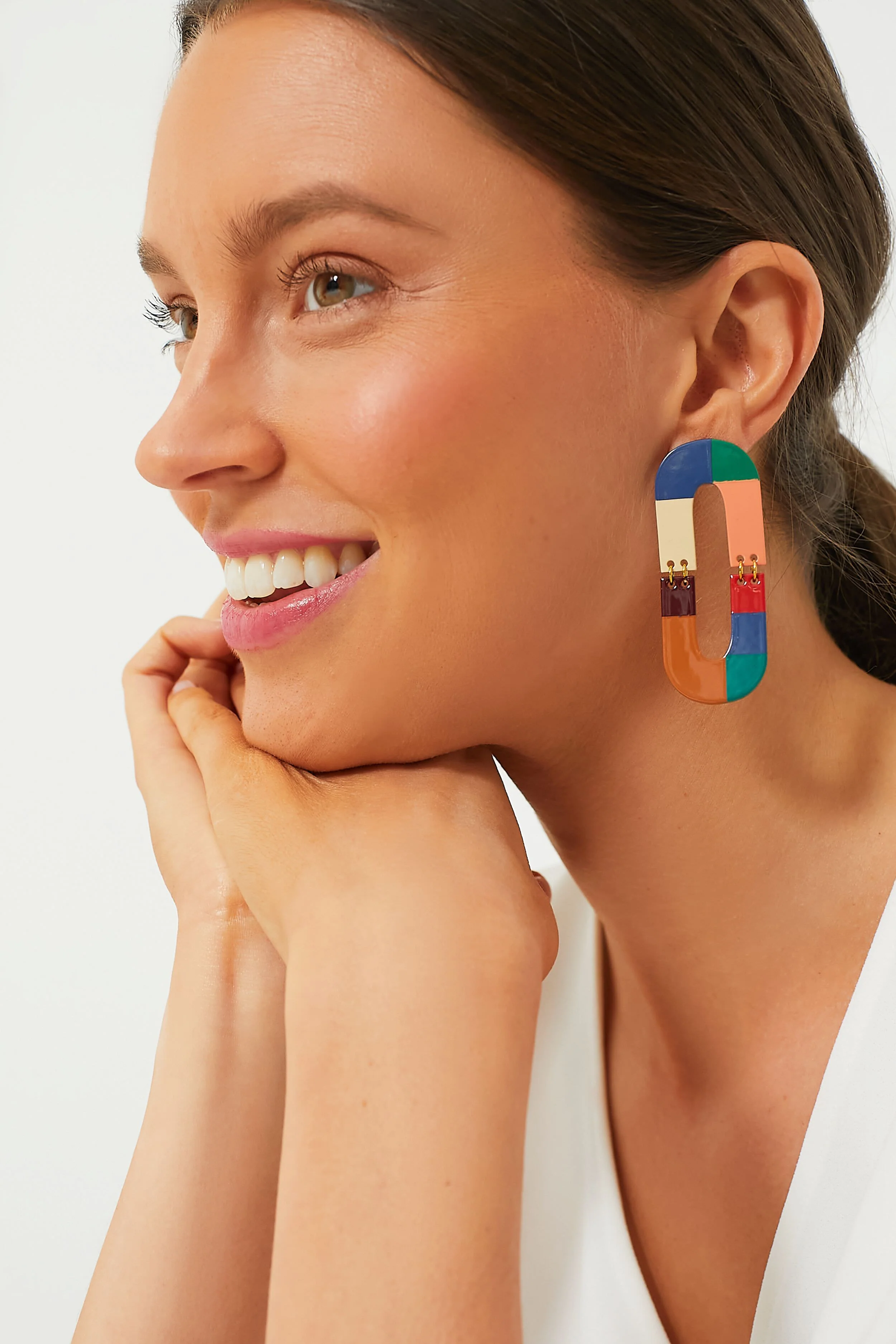 Multi Rancher Oval Earrings - Image 2