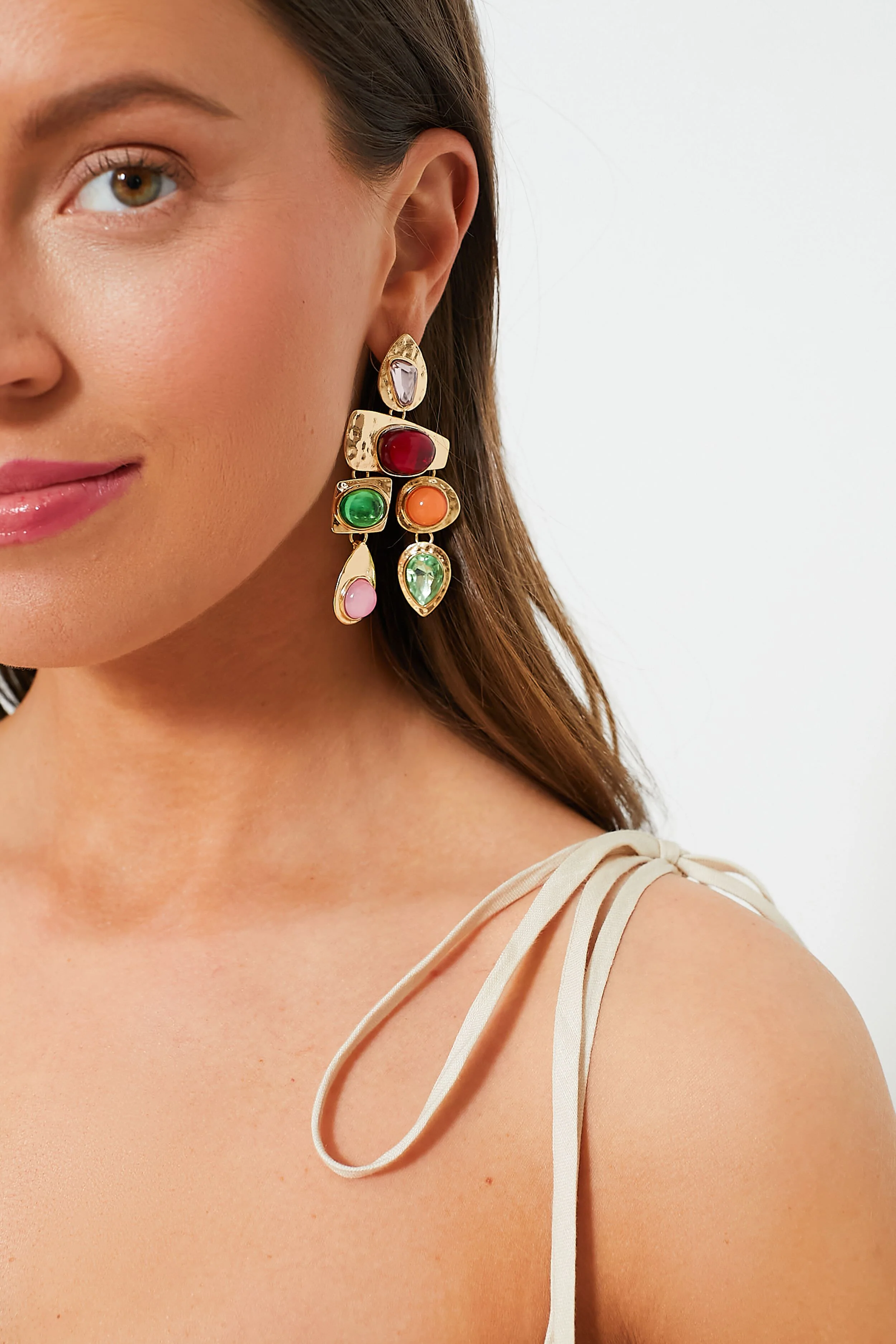 Multi Stone Earrings - Image 2