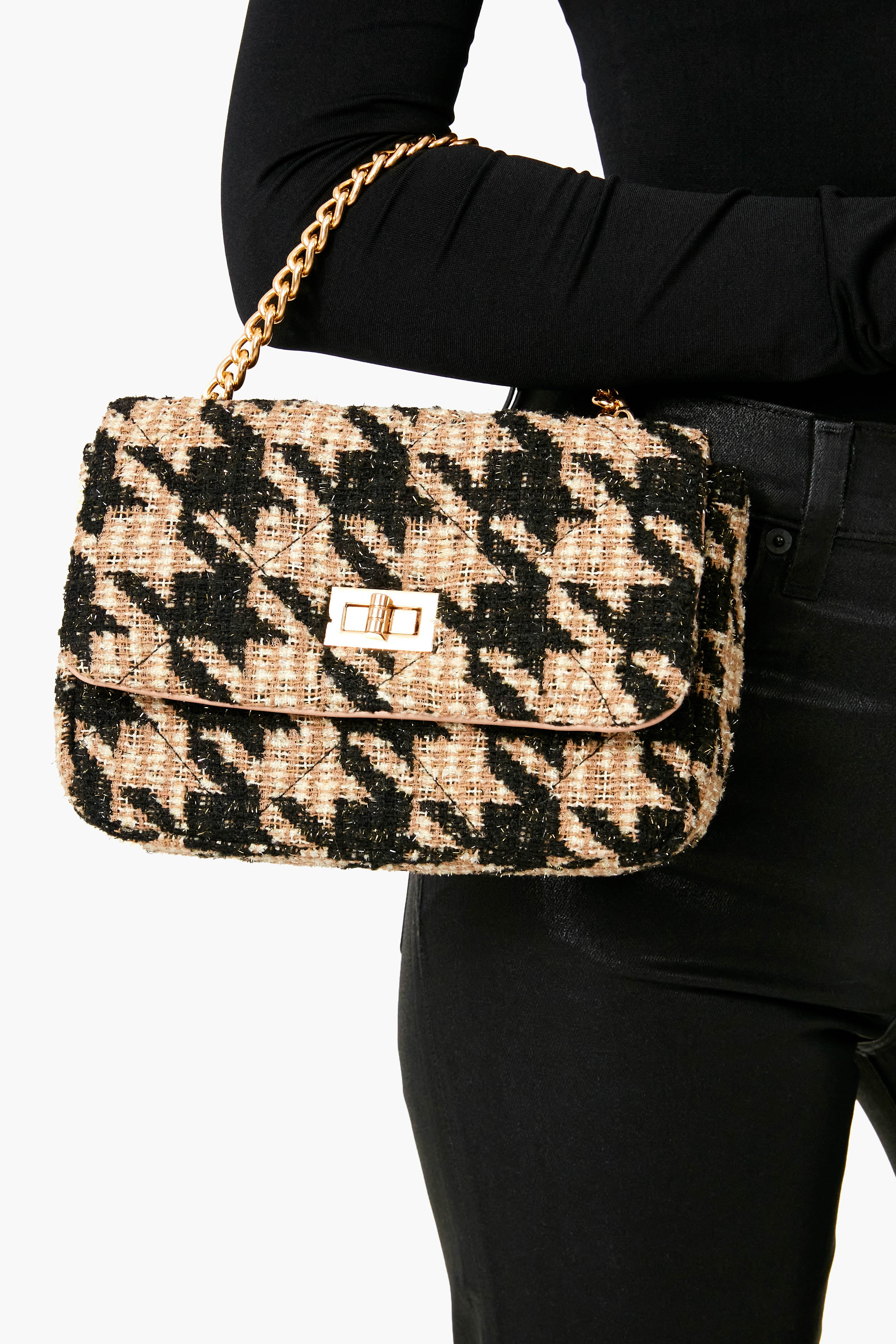 Multi Tweed Suki Bag - Image 2