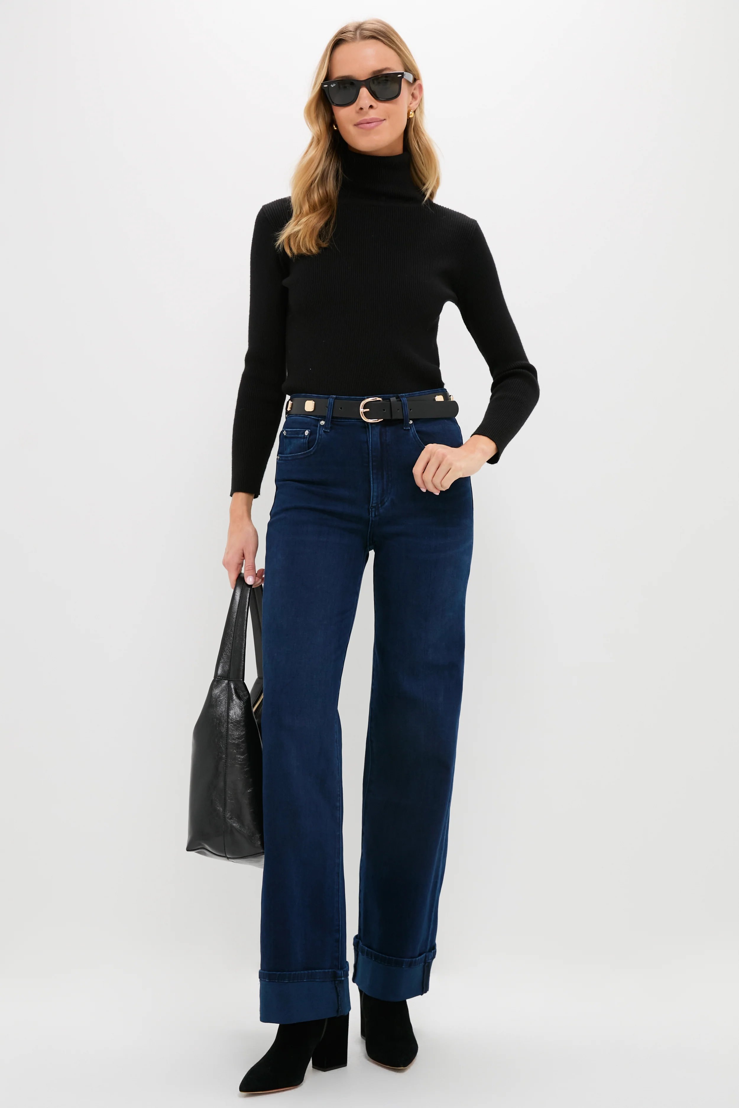 Mystic High Rise Column Jean with Cuff - Image 2