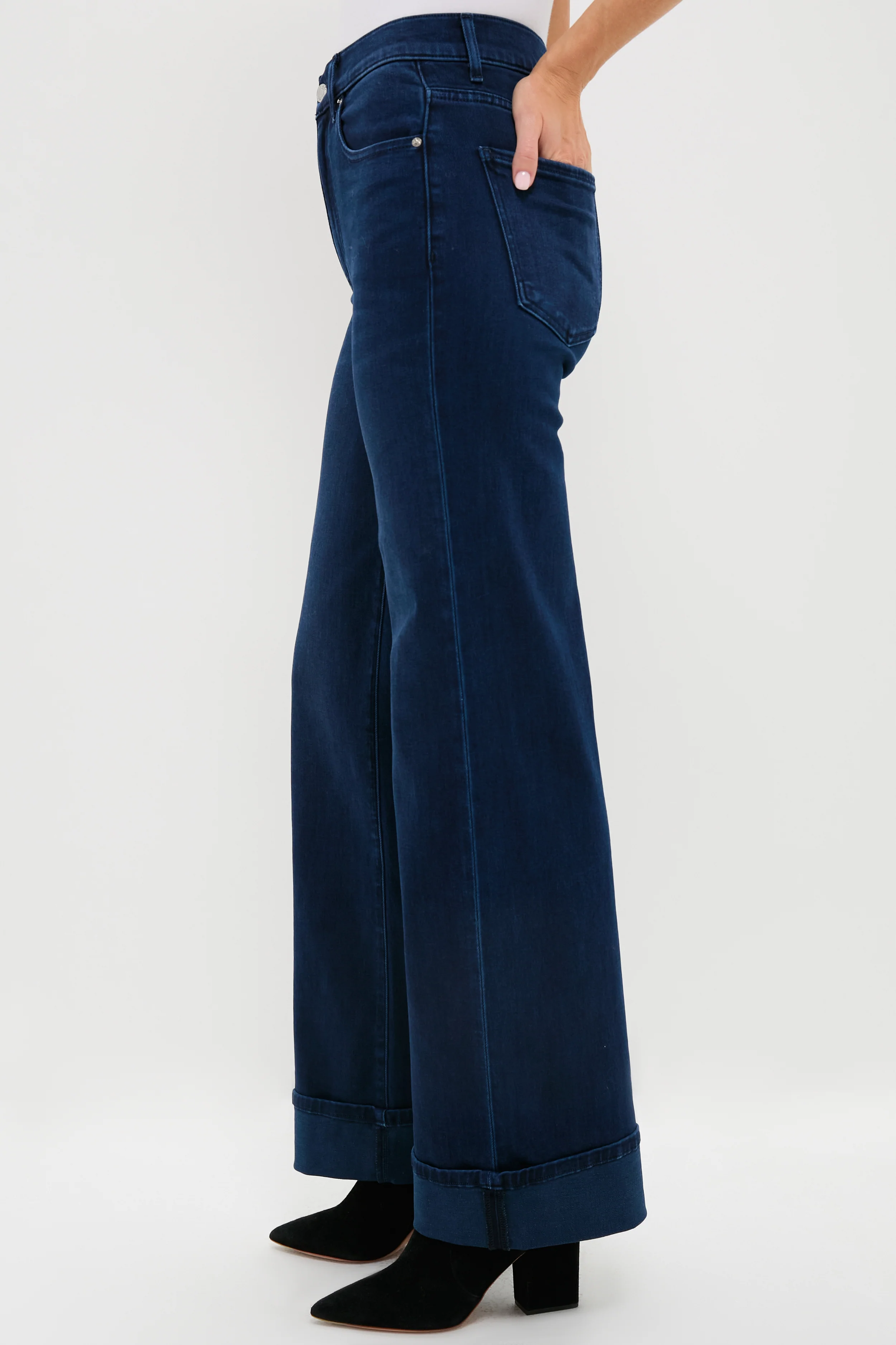 Mystic High Rise Column Jean with Cuff - Image 3