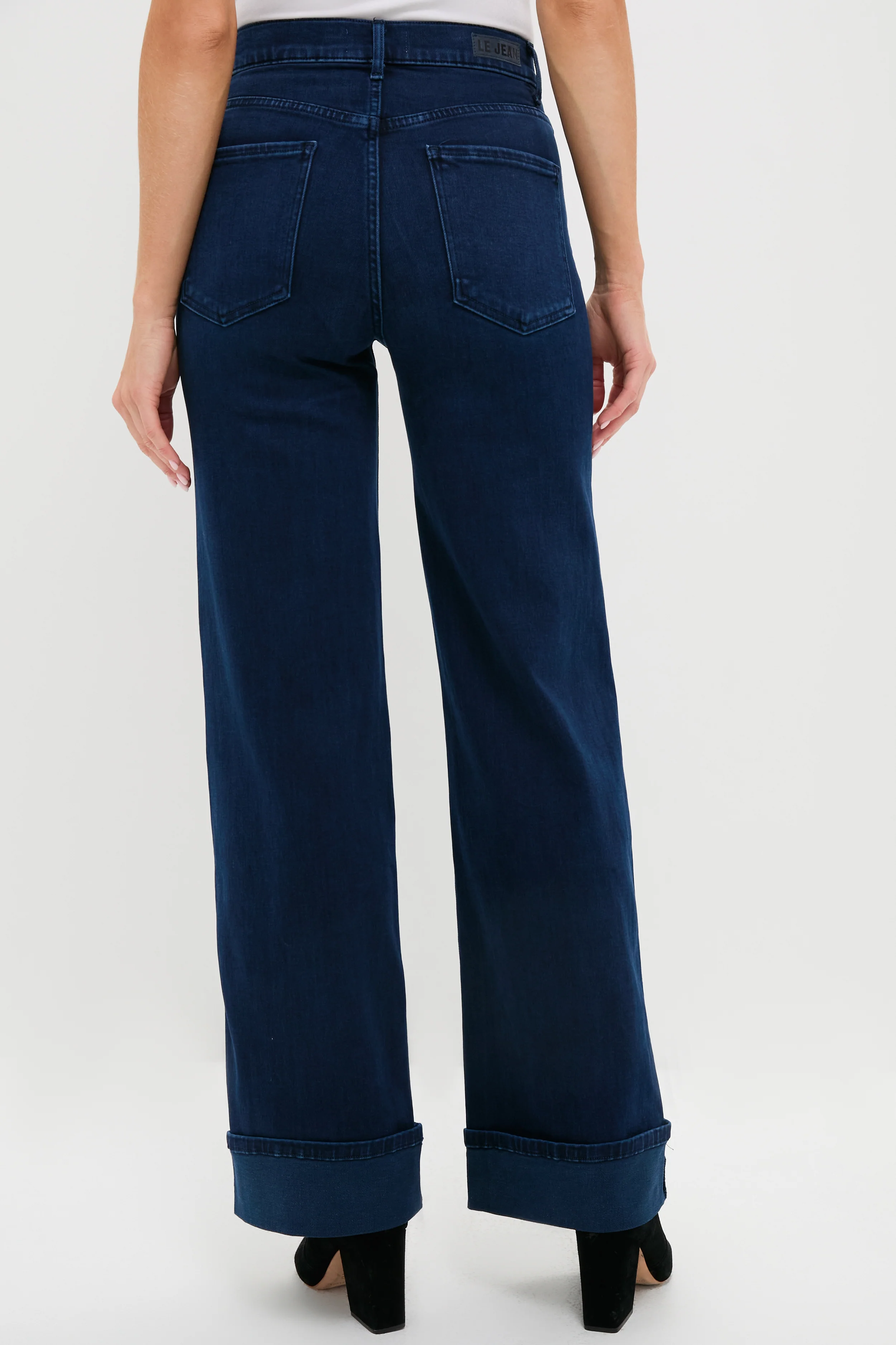 Mystic High Rise Column Jean with Cuff - Image 4