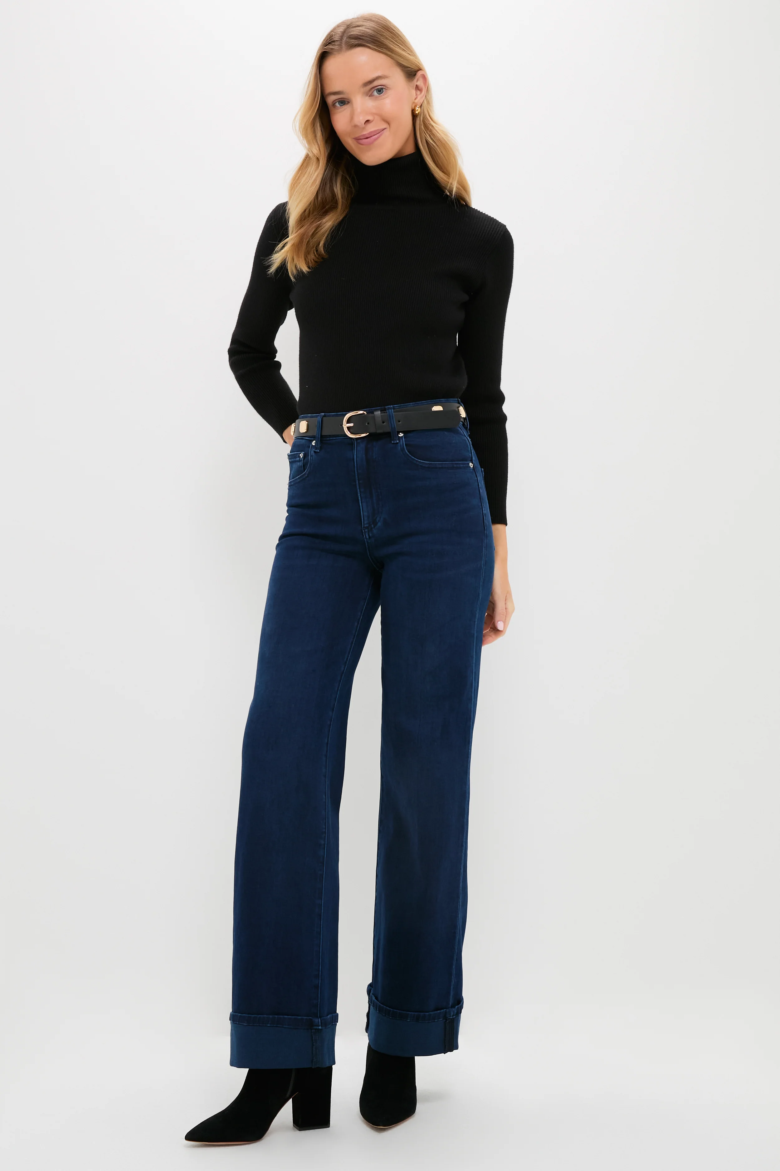 Mystic High Rise Column Jean with Cuff - Image 6