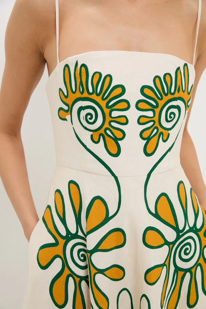 Namur Ivory Delta Dress - Image 6