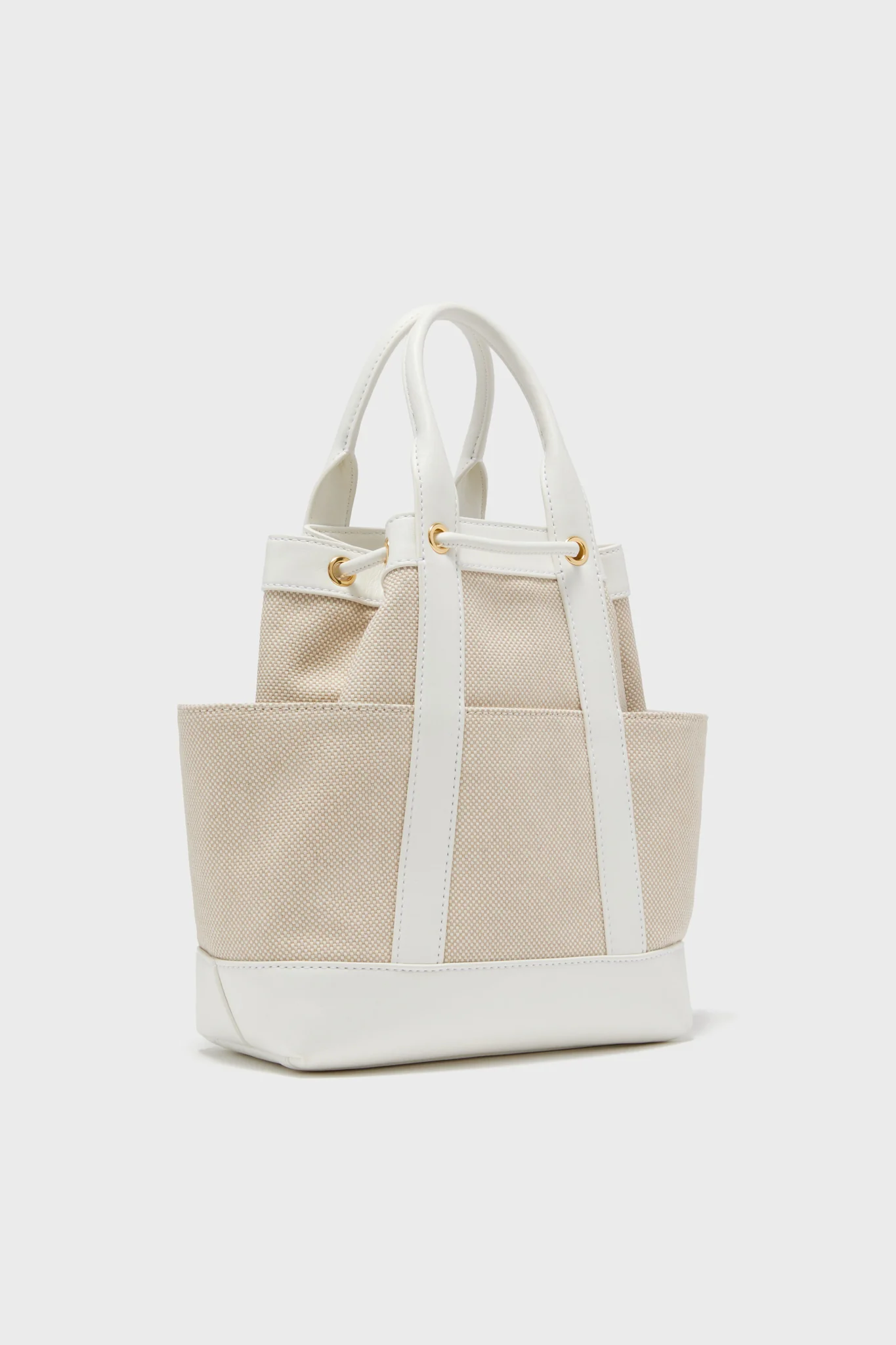Natural and Off White Veronica Beard Goody Bag - Image 5