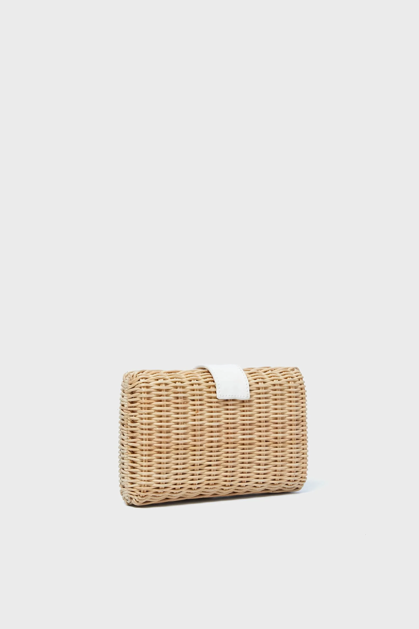 Natural and White Lou Clutch - Image 3
