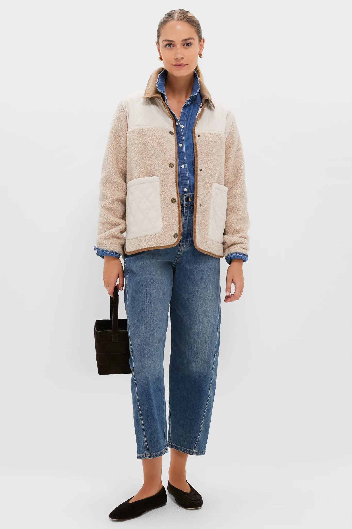 Natural Blanc Laurel Fleece Jacket - Image 2